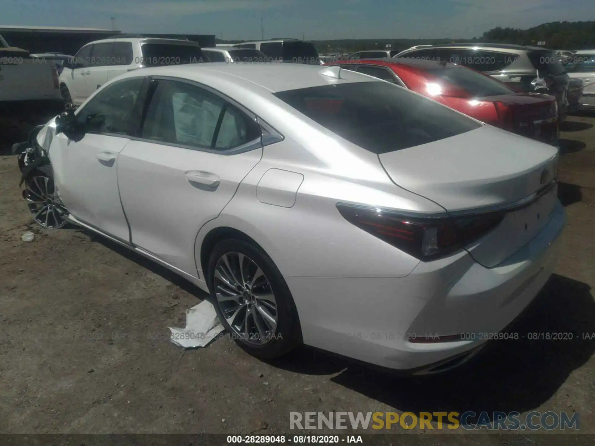 3 Photograph of a damaged car 58ABZ1B1XKU021710 LEXUS ES 2019