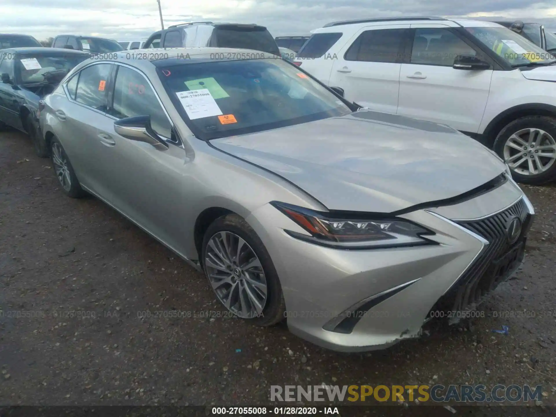 1 Photograph of a damaged car 58ABZ1B1XKU027149 LEXUS ES 2019