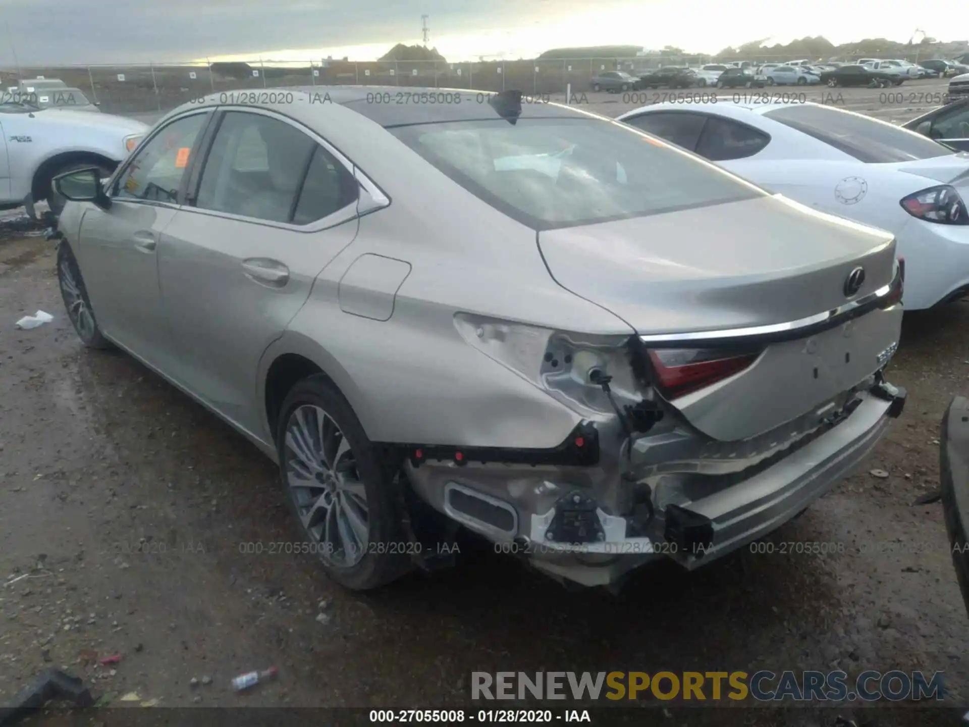 3 Photograph of a damaged car 58ABZ1B1XKU027149 LEXUS ES 2019