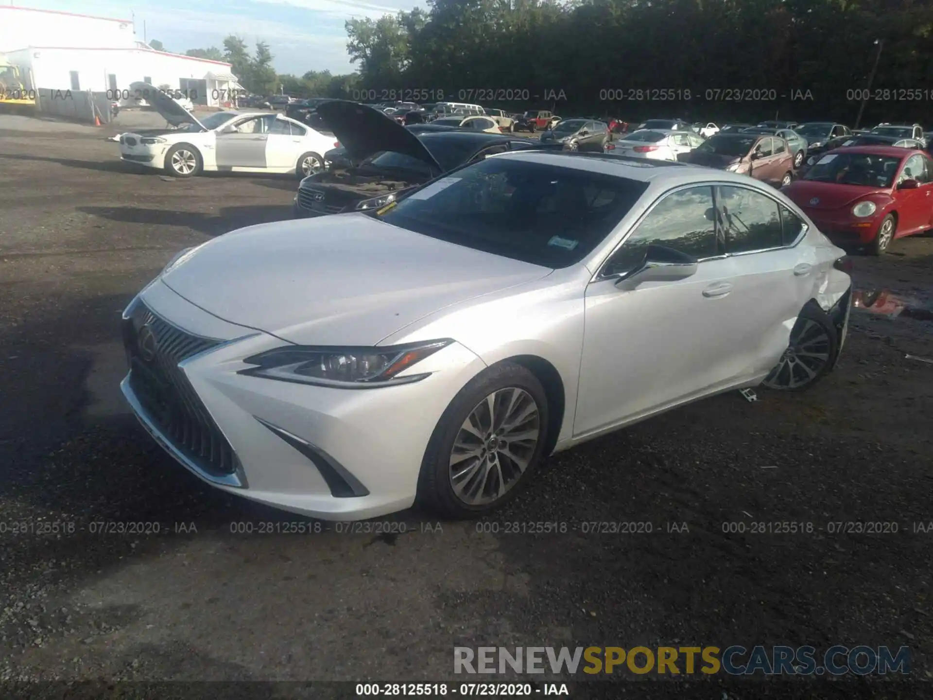 2 Фотография поврежденного автомобиля 58ABZ1B1XKU032660 LEXUS ES 2019