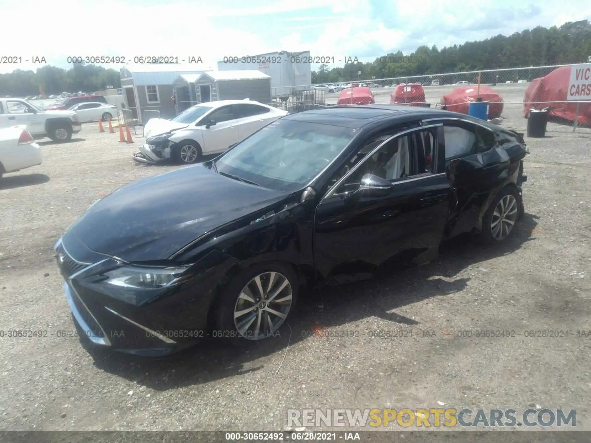 2 Photograph of a damaged car 58ABZ1B1XKU033114 LEXUS ES 2019