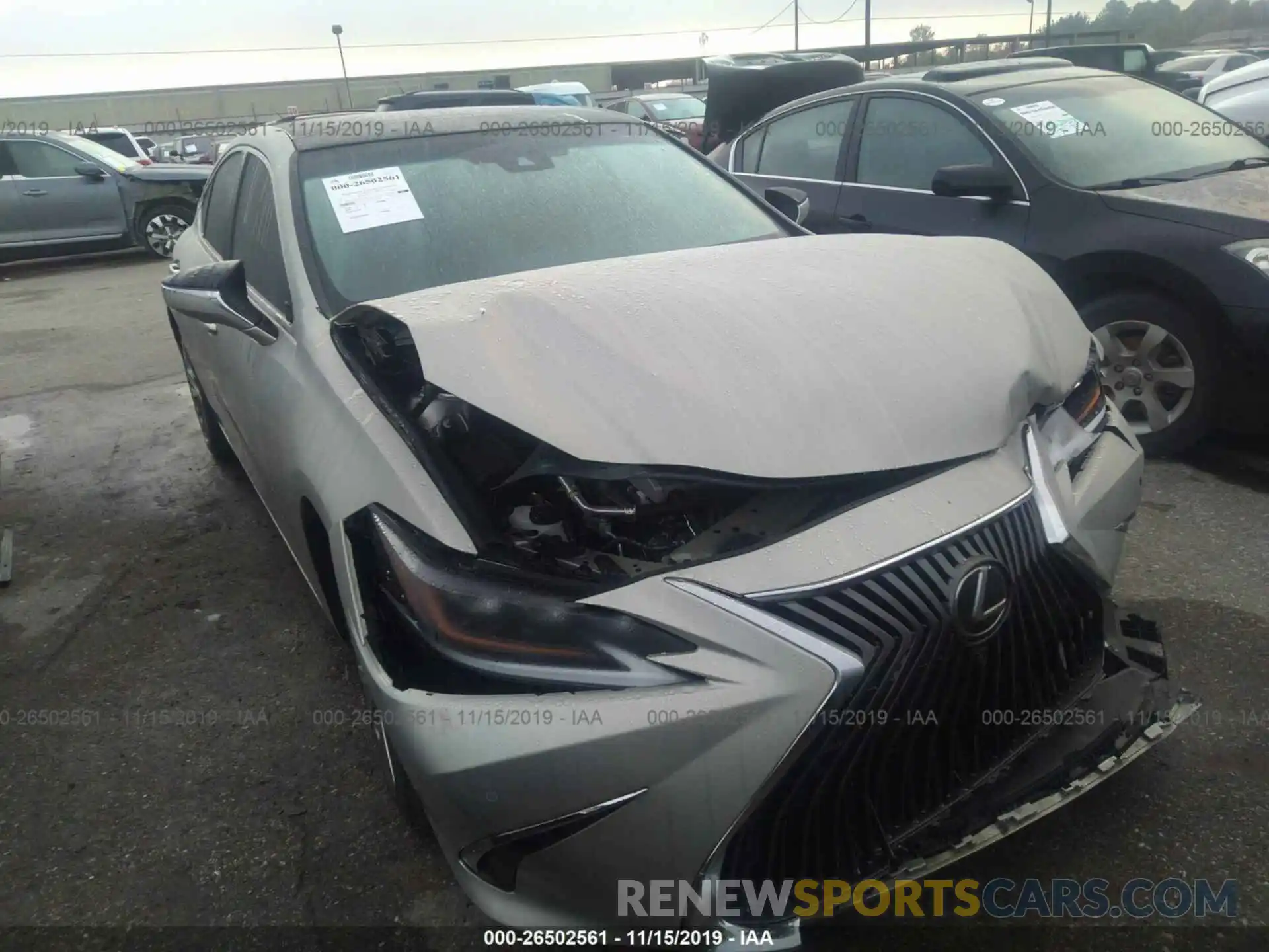 1 Photograph of a damaged car 58ABZ1B1XKU035008 LEXUS ES 2019