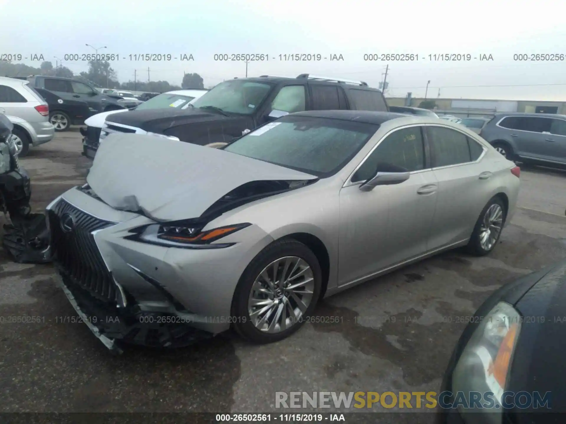 2 Photograph of a damaged car 58ABZ1B1XKU035008 LEXUS ES 2019