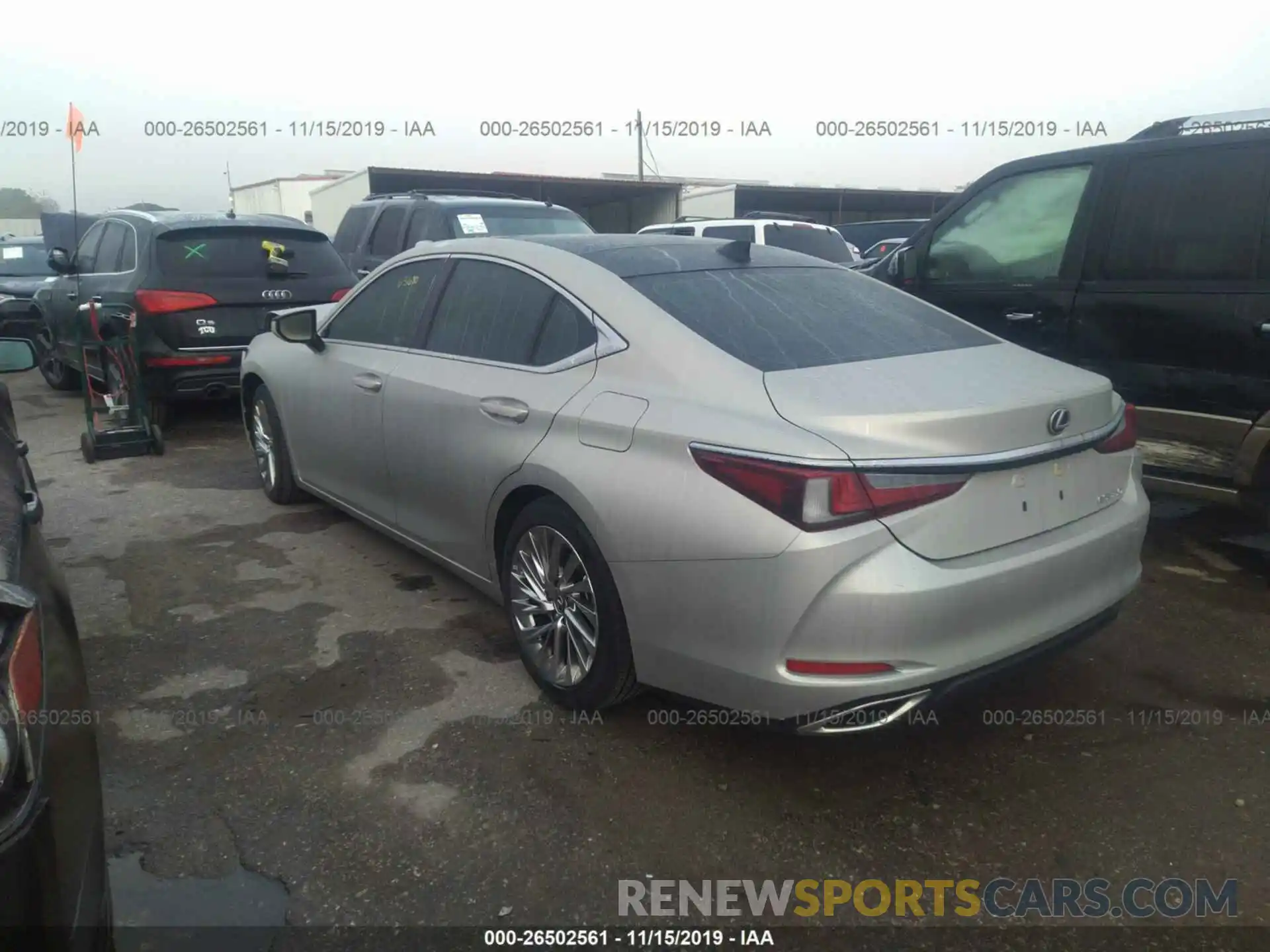 3 Фотография поврежденного автомобиля 58ABZ1B1XKU035008 LEXUS ES 2019