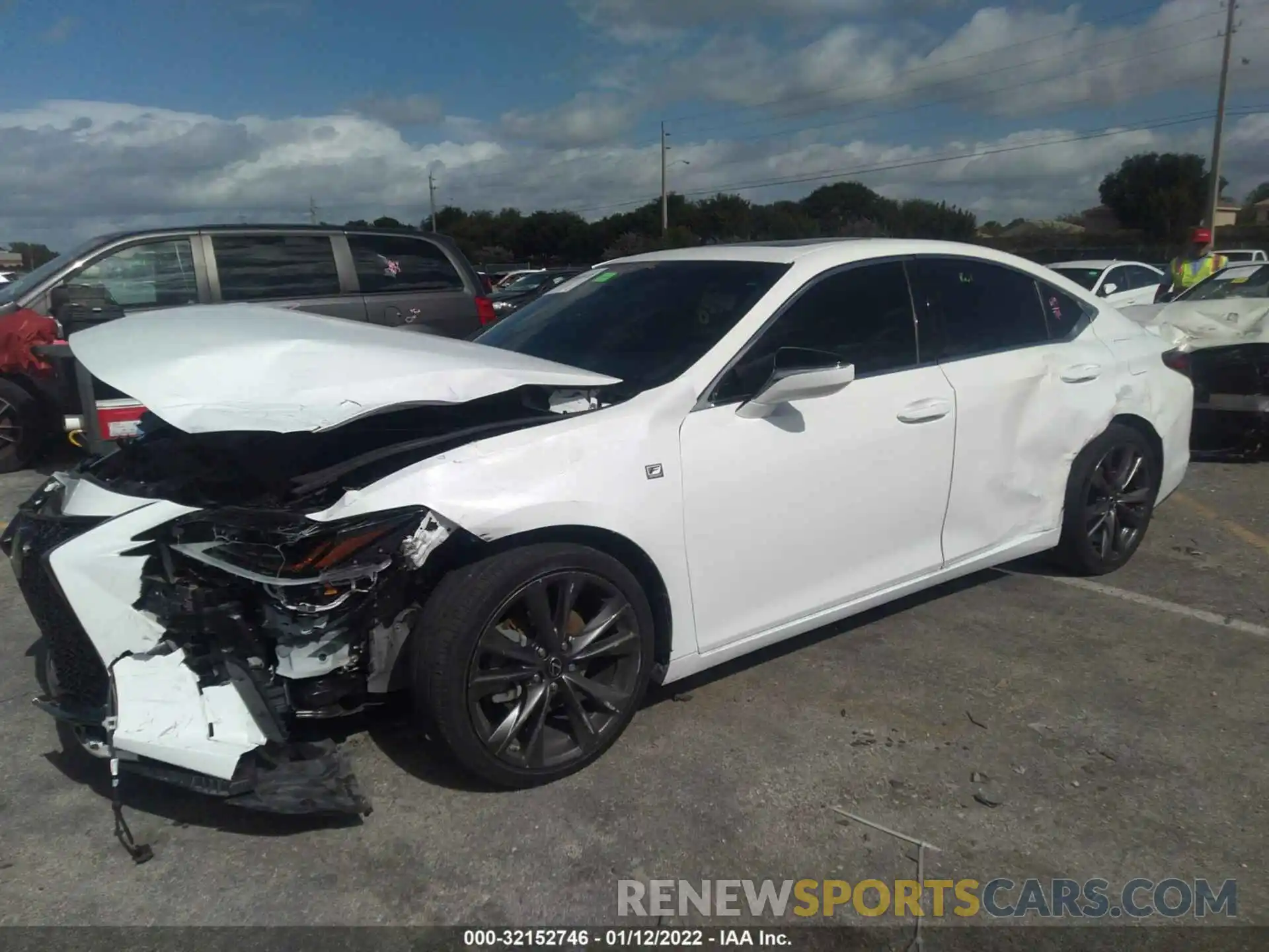 2 Photograph of a damaged car 58ABZ1B1XKU037468 LEXUS ES 2019