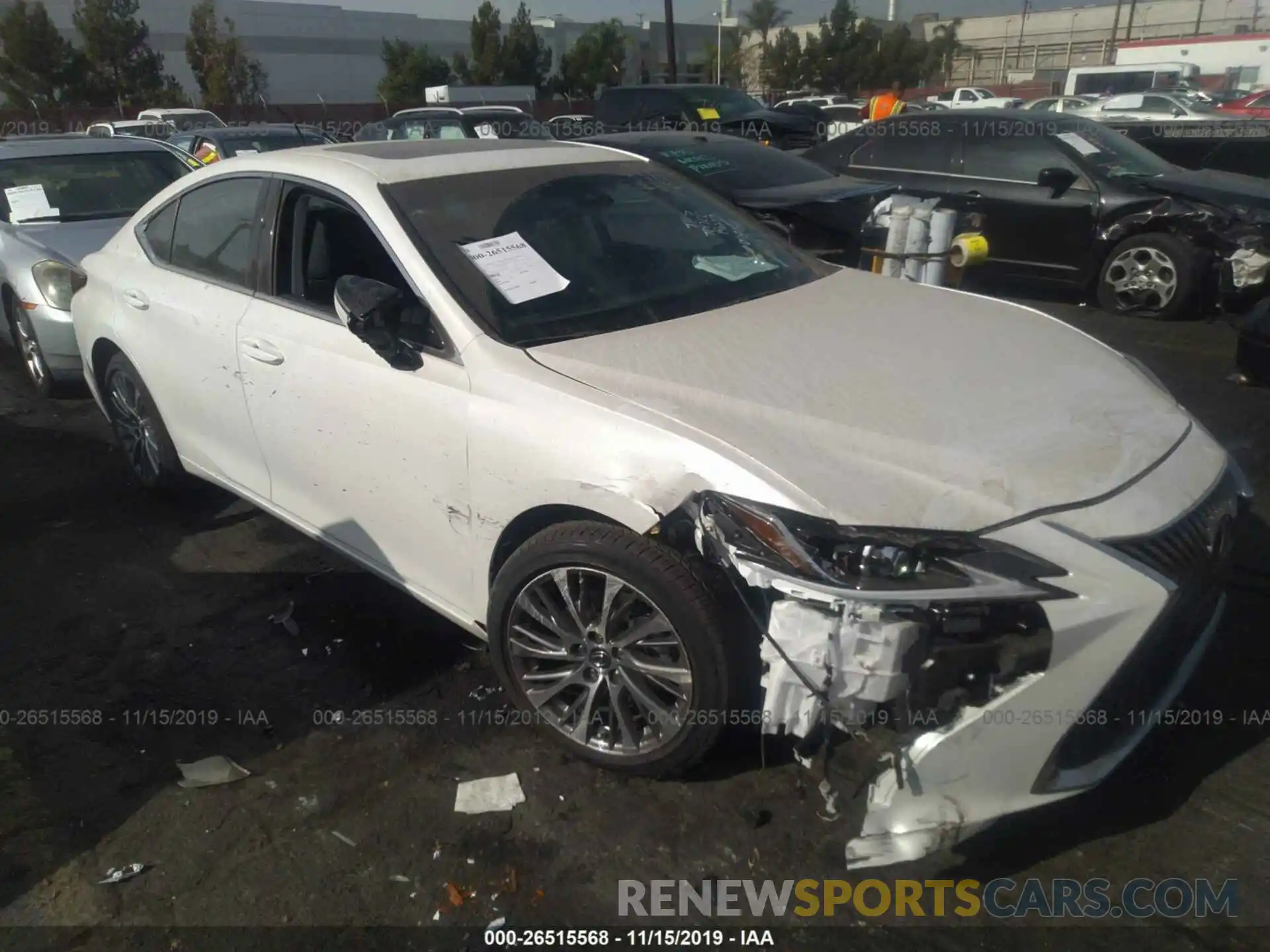 1 Photograph of a damaged car 58ABZ1B1XKU038989 LEXUS ES 2019