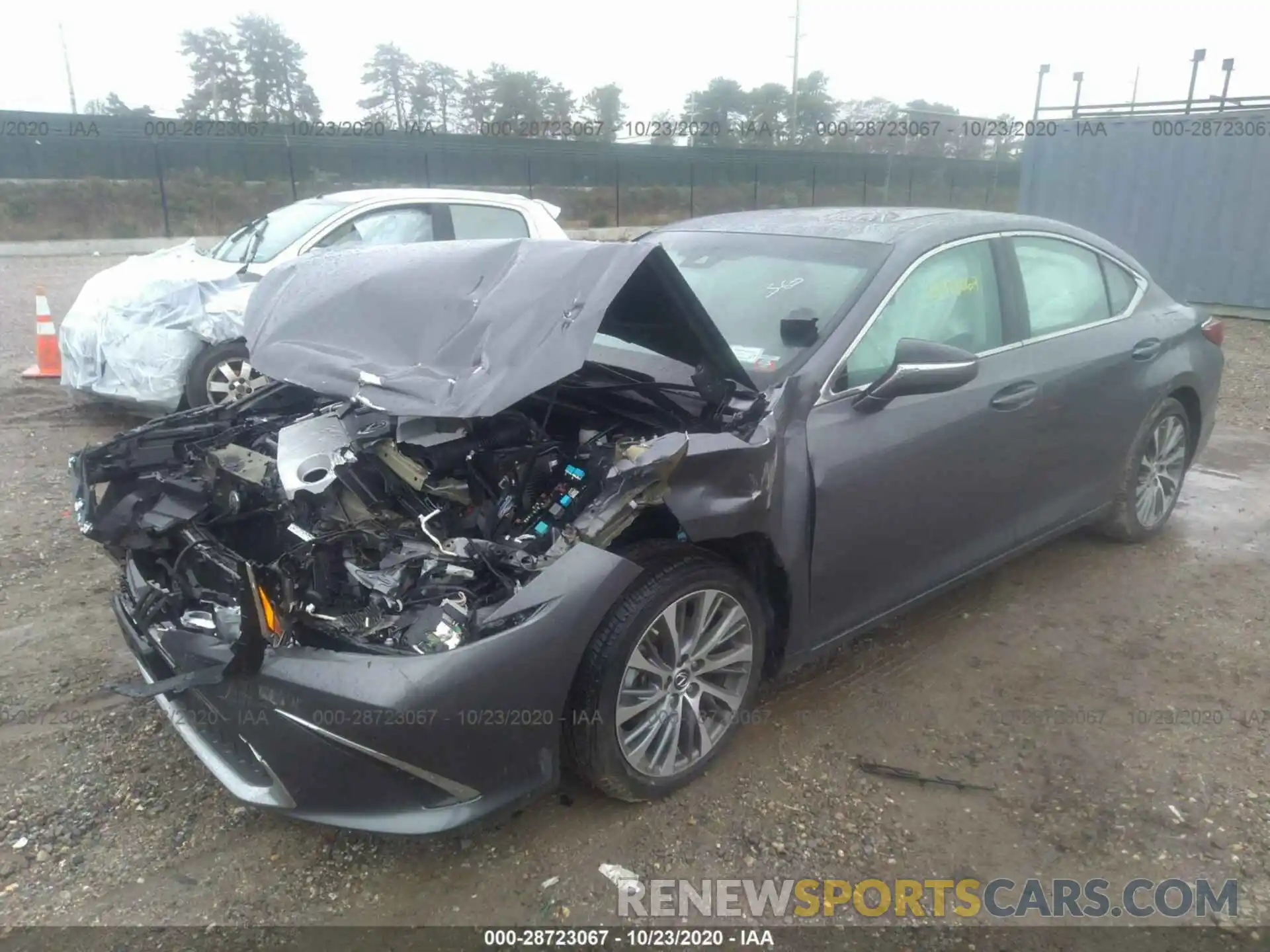 2 Photograph of a damaged car 58ABZ1B1XKU039964 LEXUS ES 2019