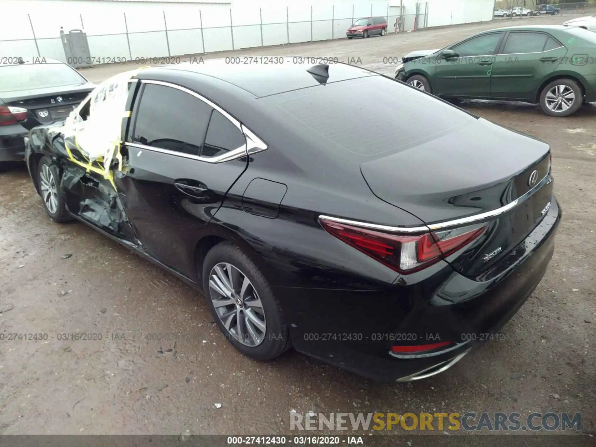 3 Photograph of a damaged car 58ABZ1B1XKU043299 LEXUS ES 2019