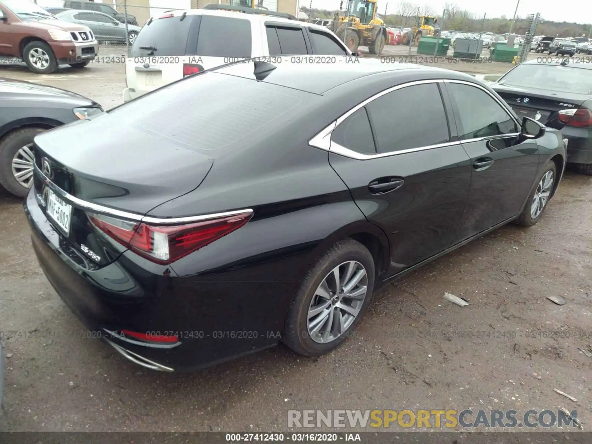 4 Фотография поврежденного автомобиля 58ABZ1B1XKU043299 LEXUS ES 2019