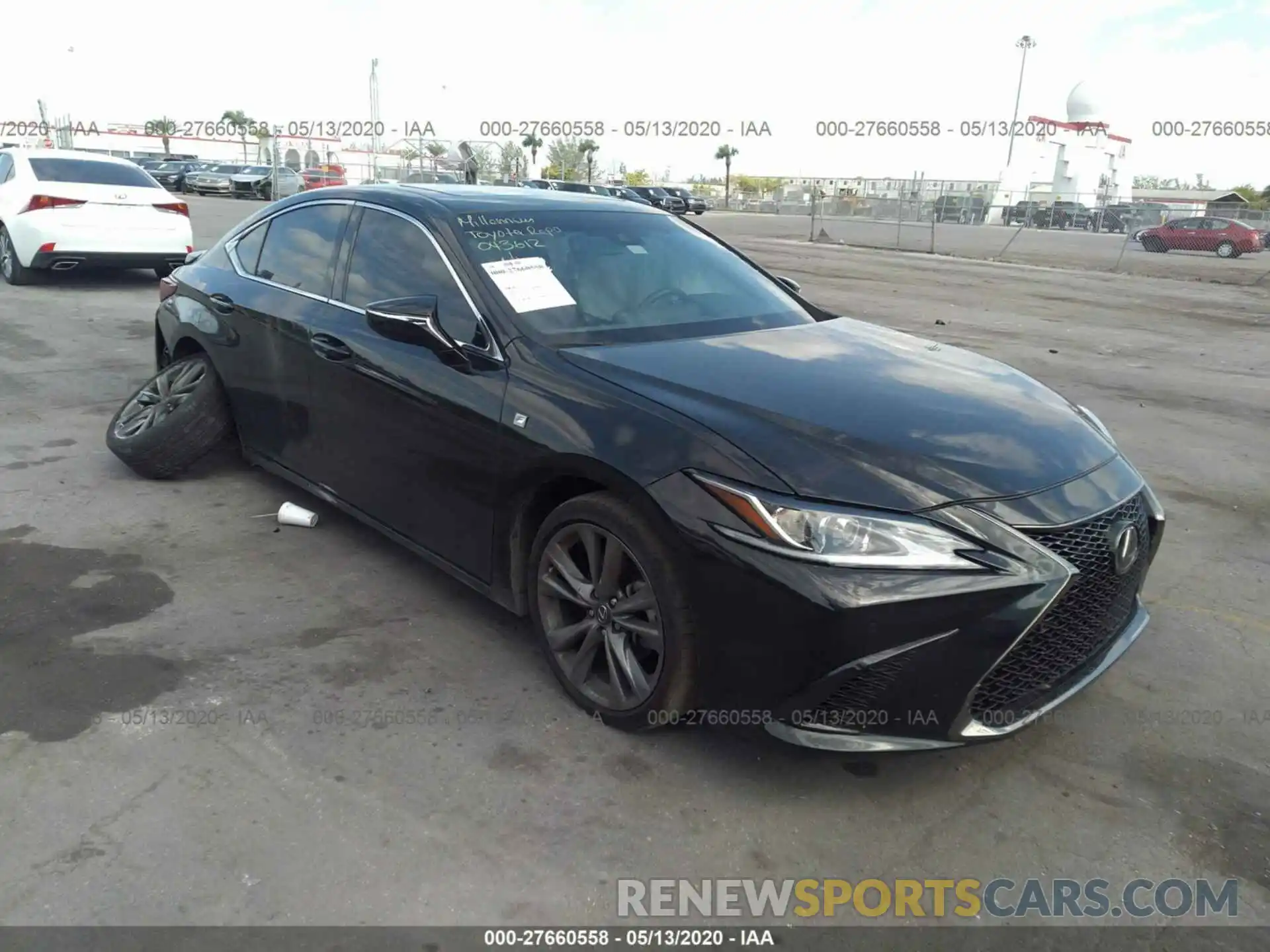 1 Photograph of a damaged car 58ABZ1B1XKU043612 LEXUS ES 2019