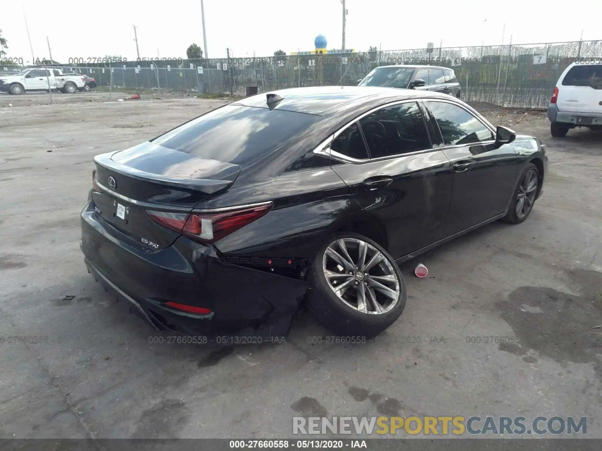 4 Фотография поврежденного автомобиля 58ABZ1B1XKU043612 LEXUS ES 2019