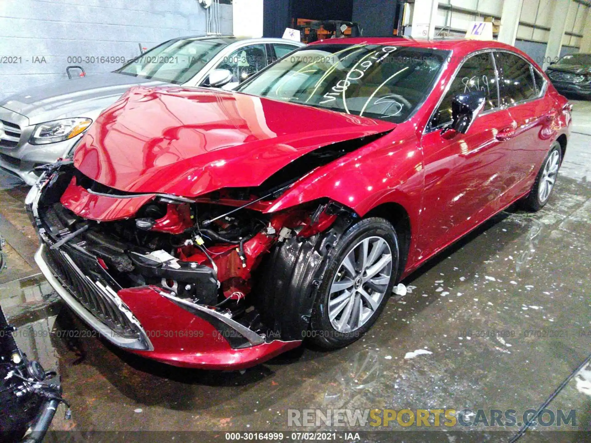 2 Photograph of a damaged car 58ABZ1B1XKU049085 LEXUS ES 2019