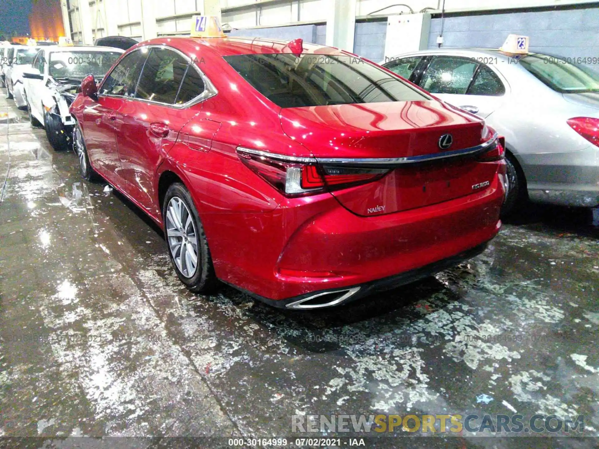 3 Фотография поврежденного автомобиля 58ABZ1B1XKU049085 LEXUS ES 2019