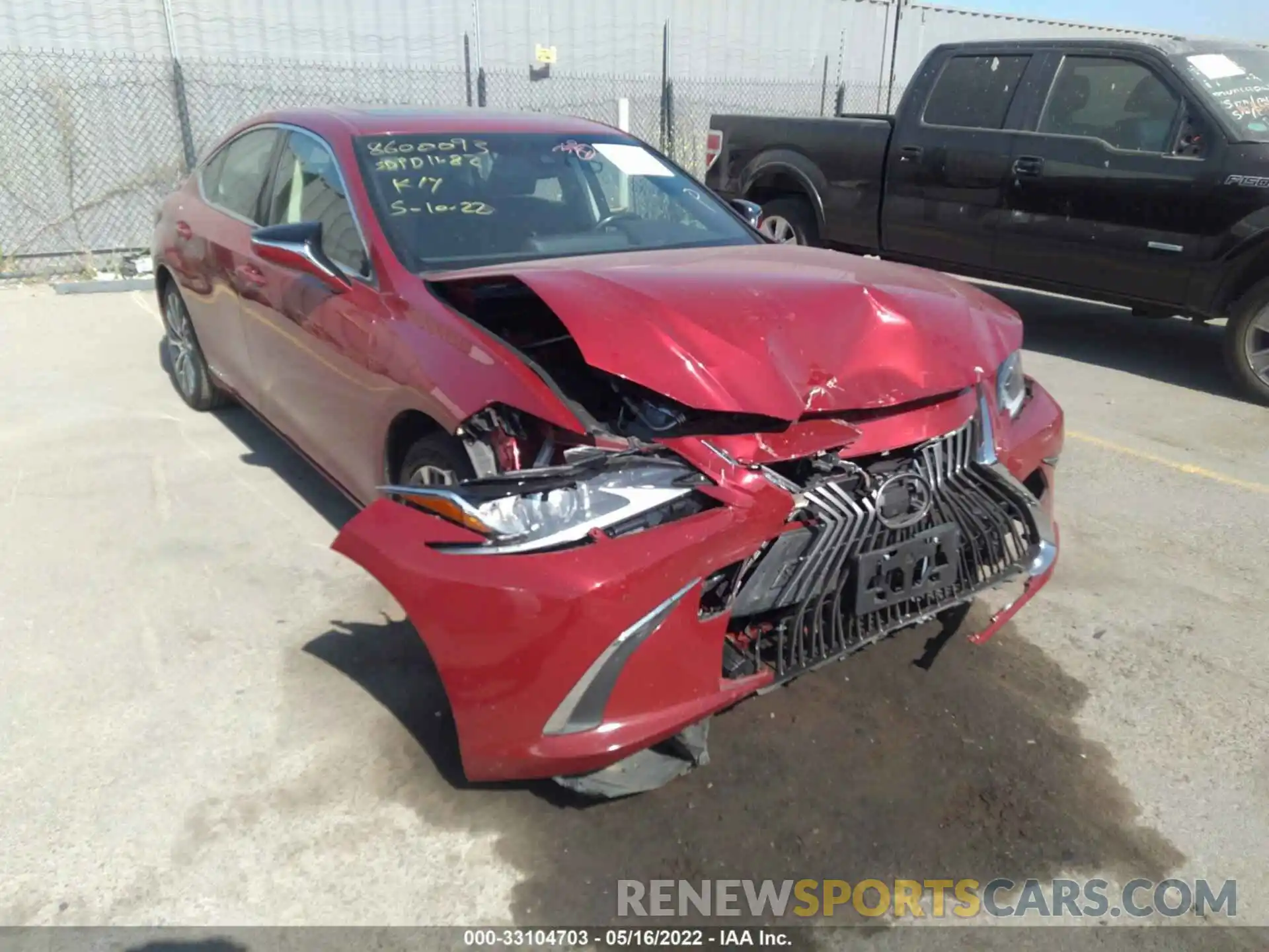 6 Photograph of a damaged car JTHB21B10K2002626 LEXUS ES 2019