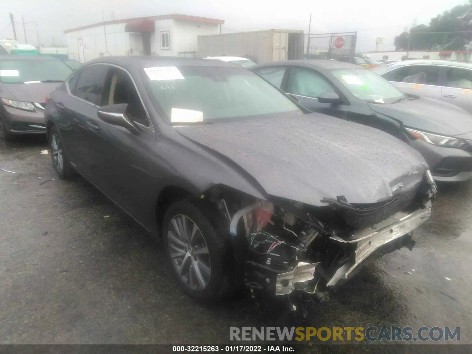 1 Photograph of a damaged car JTHB21B10K2037067 LEXUS ES 2019