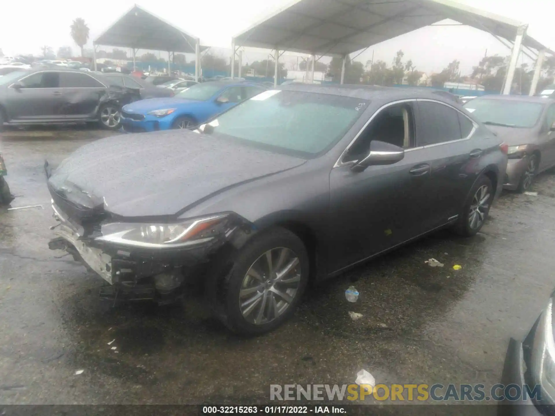 2 Photograph of a damaged car JTHB21B10K2037067 LEXUS ES 2019