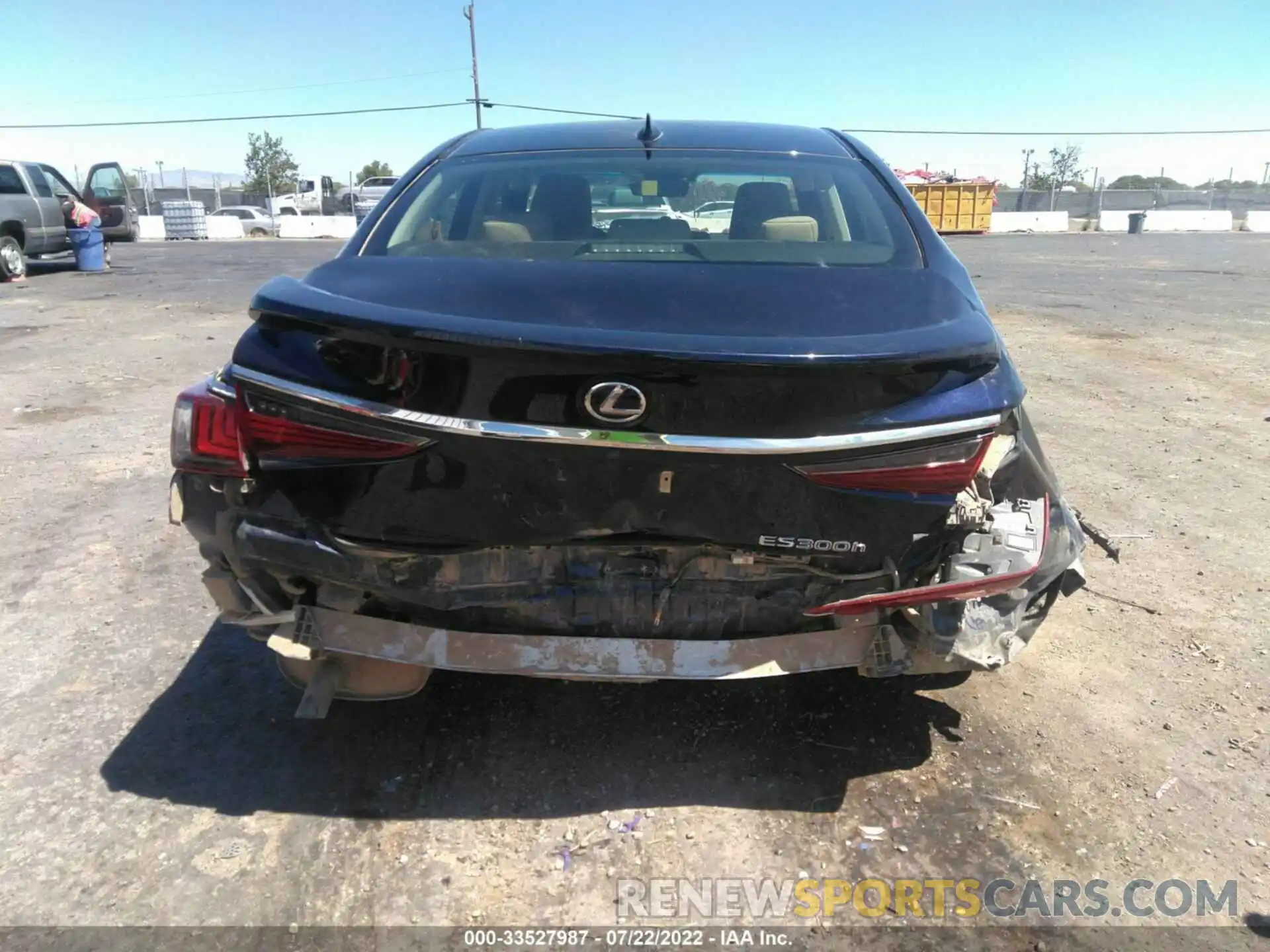 6 Photograph of a damaged car JTHB21B11K2019452 LEXUS ES 2019