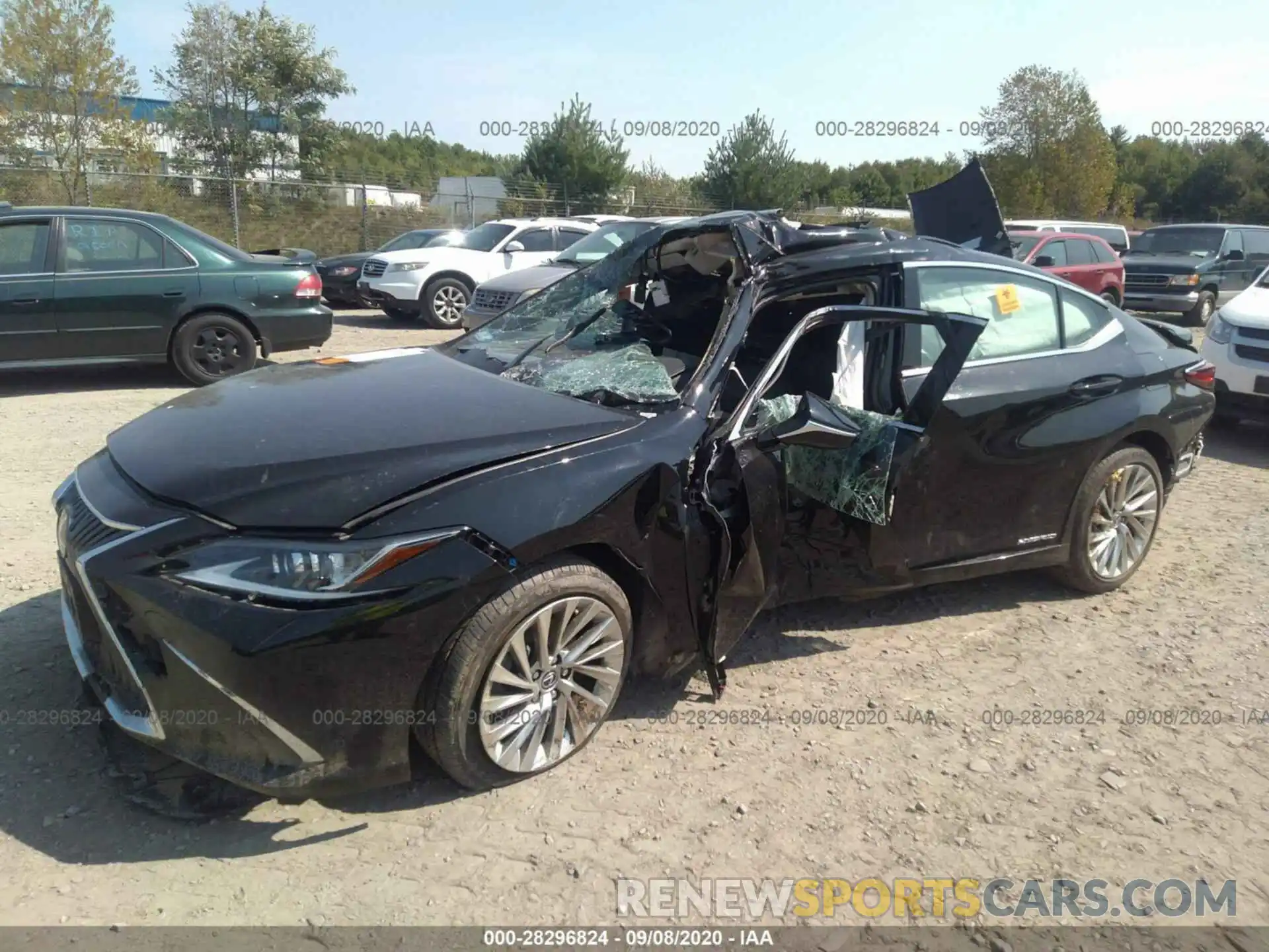 6 Photograph of a damaged car JTHB21B11K2023226 LEXUS ES 2019