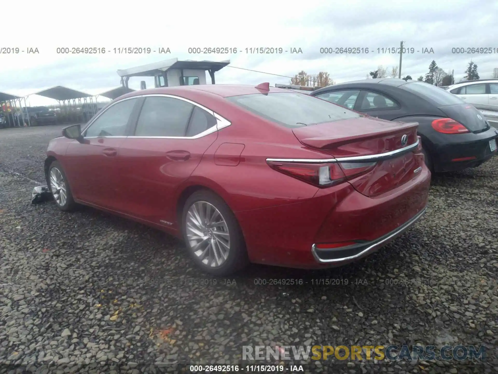 3 Photograph of a damaged car JTHB21B12K2037328 LEXUS ES 2019