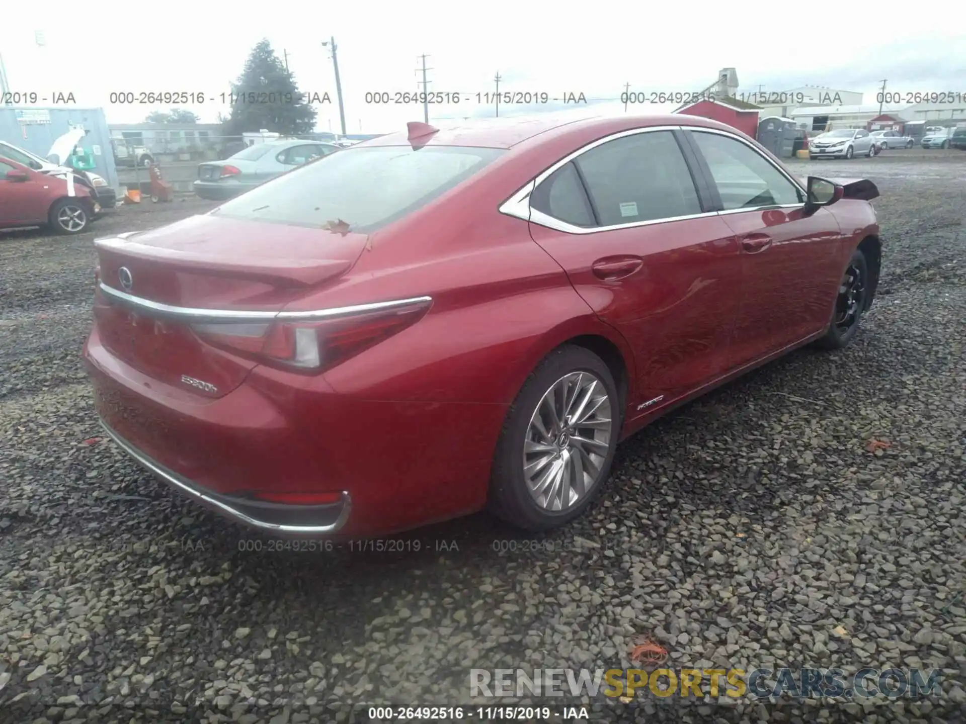 4 Photograph of a damaged car JTHB21B12K2037328 LEXUS ES 2019