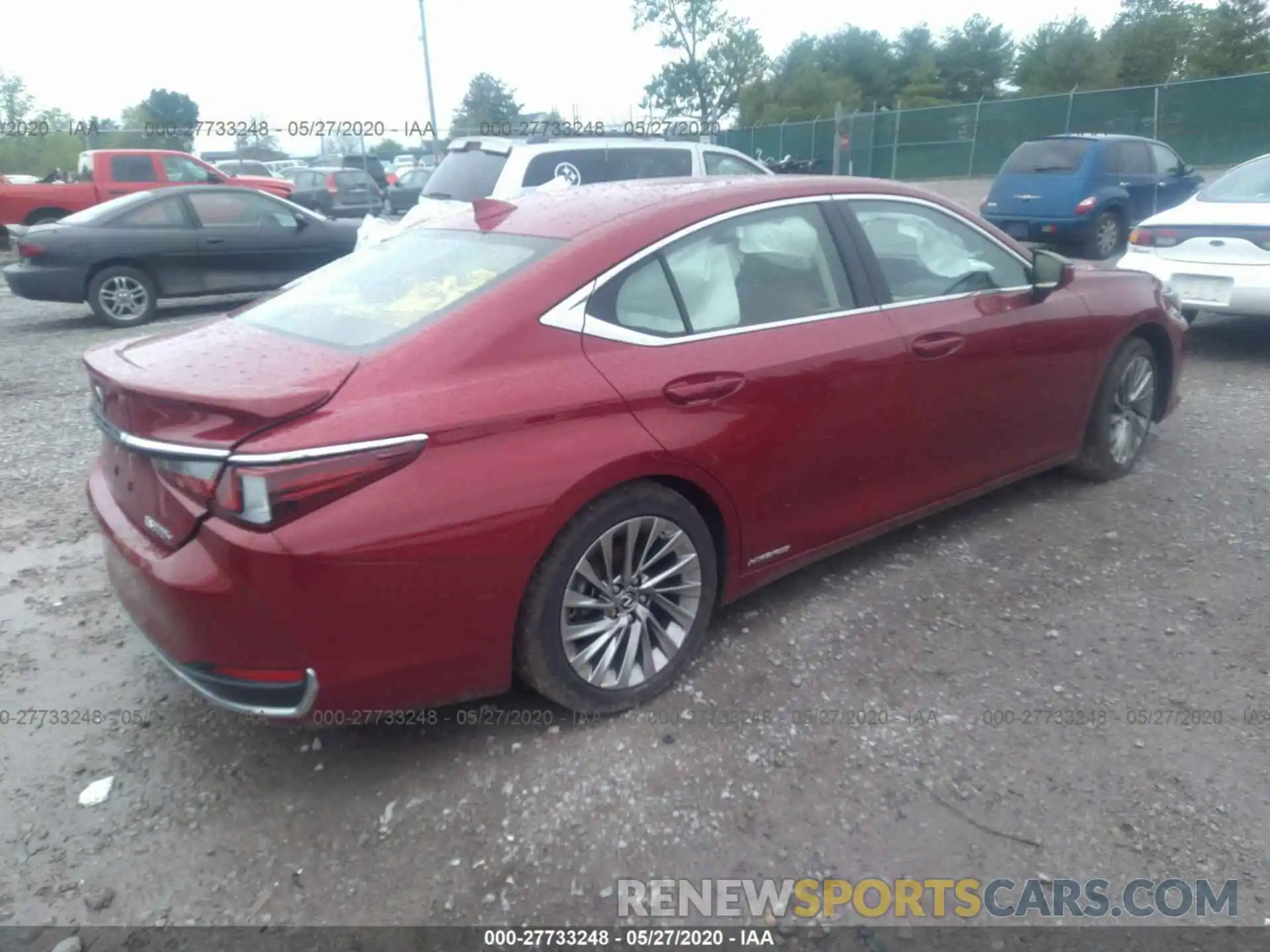 4 Photograph of a damaged car JTHB21B14K2002645 LEXUS ES 2019