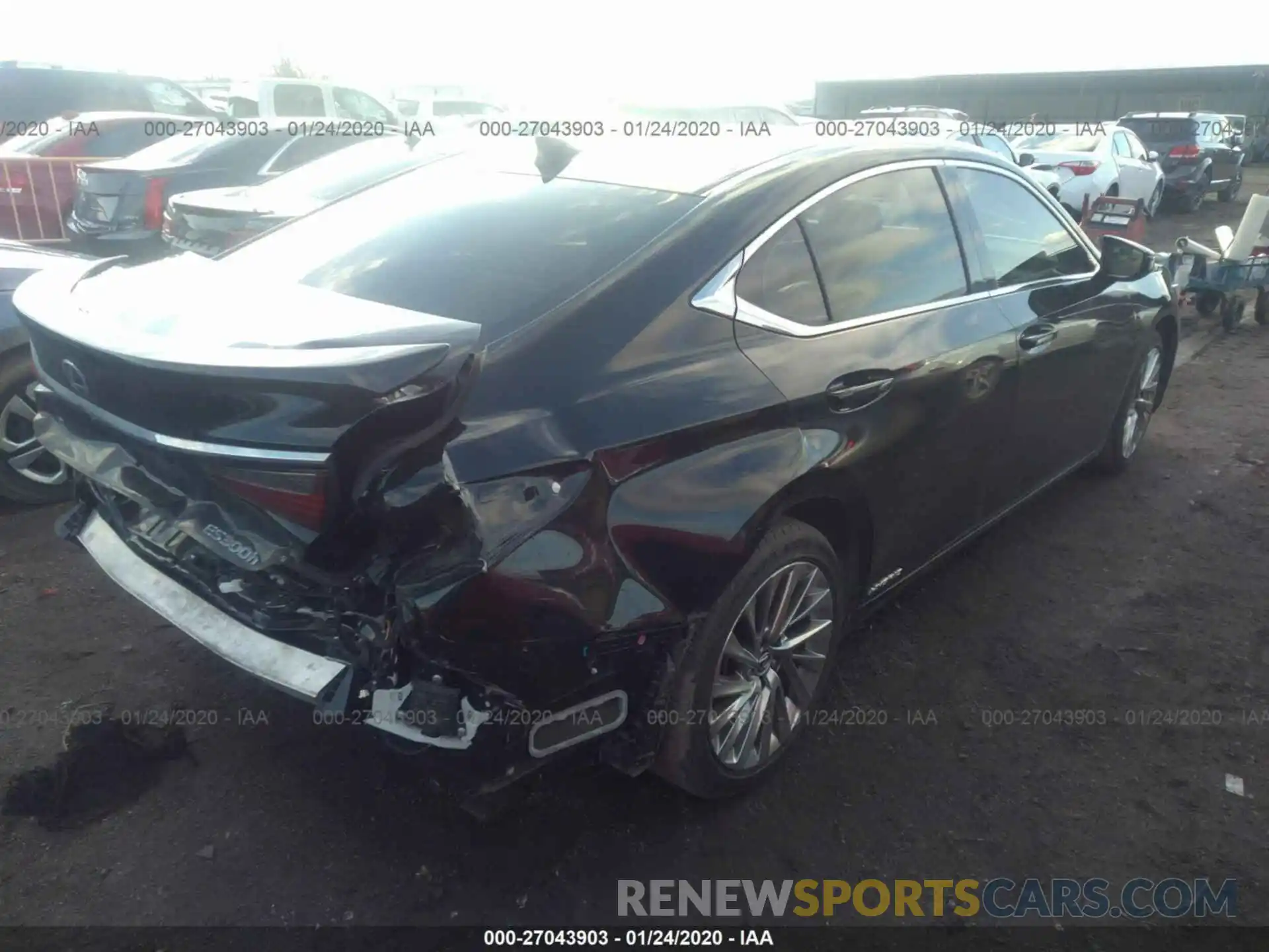 4 Photograph of a damaged car JTHB21B14K2025066 LEXUS ES 2019