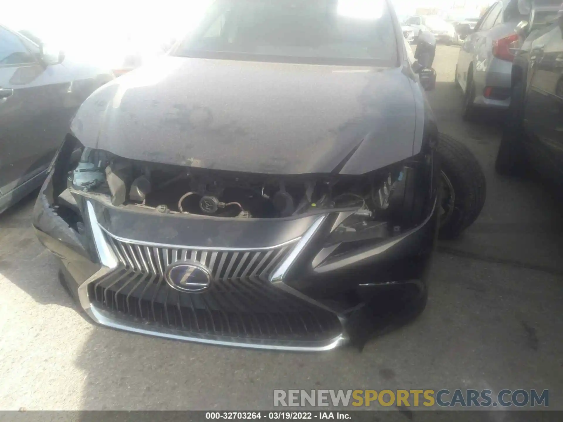 6 Photograph of a damaged car JTHB21B15K2023083 LEXUS ES 2019