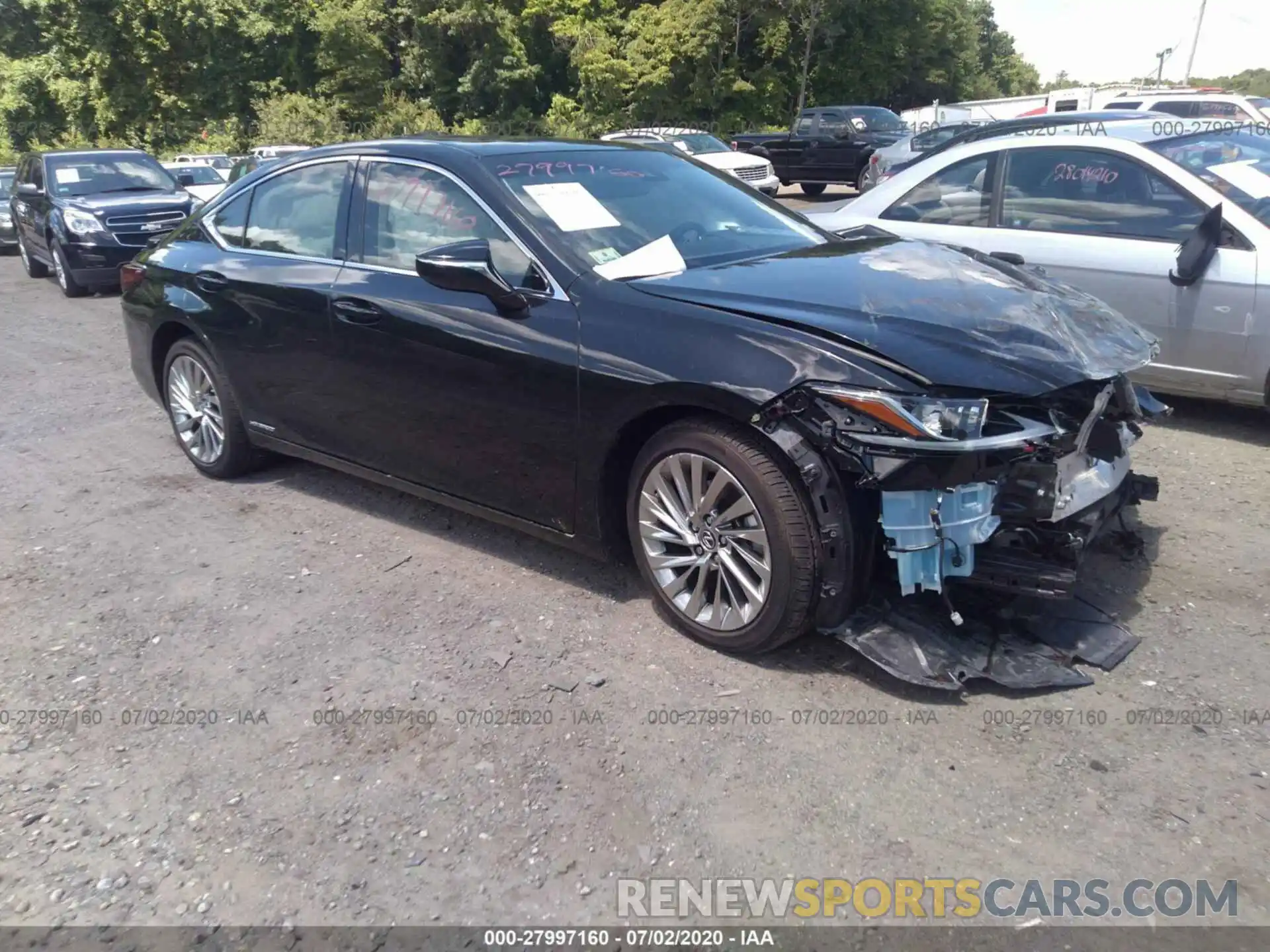 1 Photograph of a damaged car JTHB21B15K2040028 LEXUS ES 2019