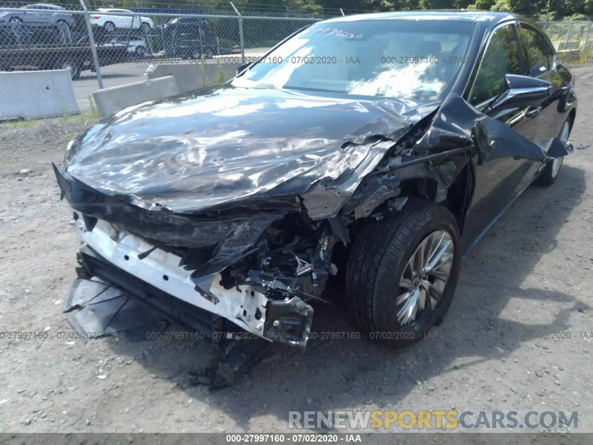 6 Photograph of a damaged car JTHB21B15K2040028 LEXUS ES 2019