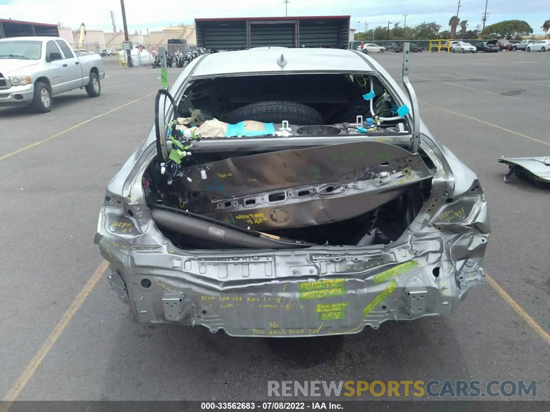 6 Photograph of a damaged car JTHB21B16K2022914 LEXUS ES 2019