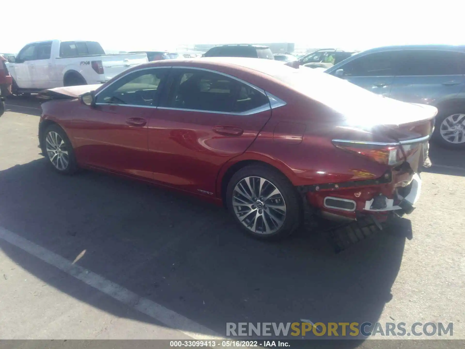 3 Photograph of a damaged car JTHB21B16K2024260 LEXUS ES 2019