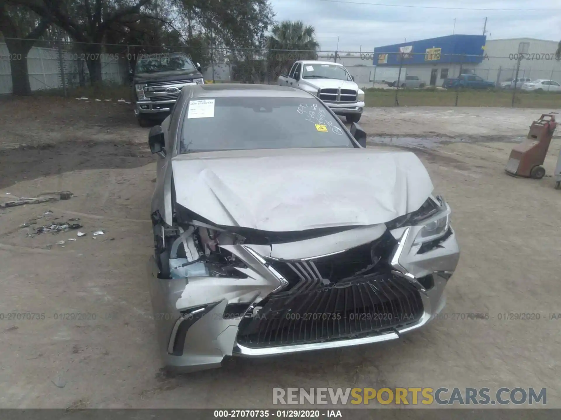 6 Photograph of a damaged car JTHB21B17K2032691 LEXUS ES 2019