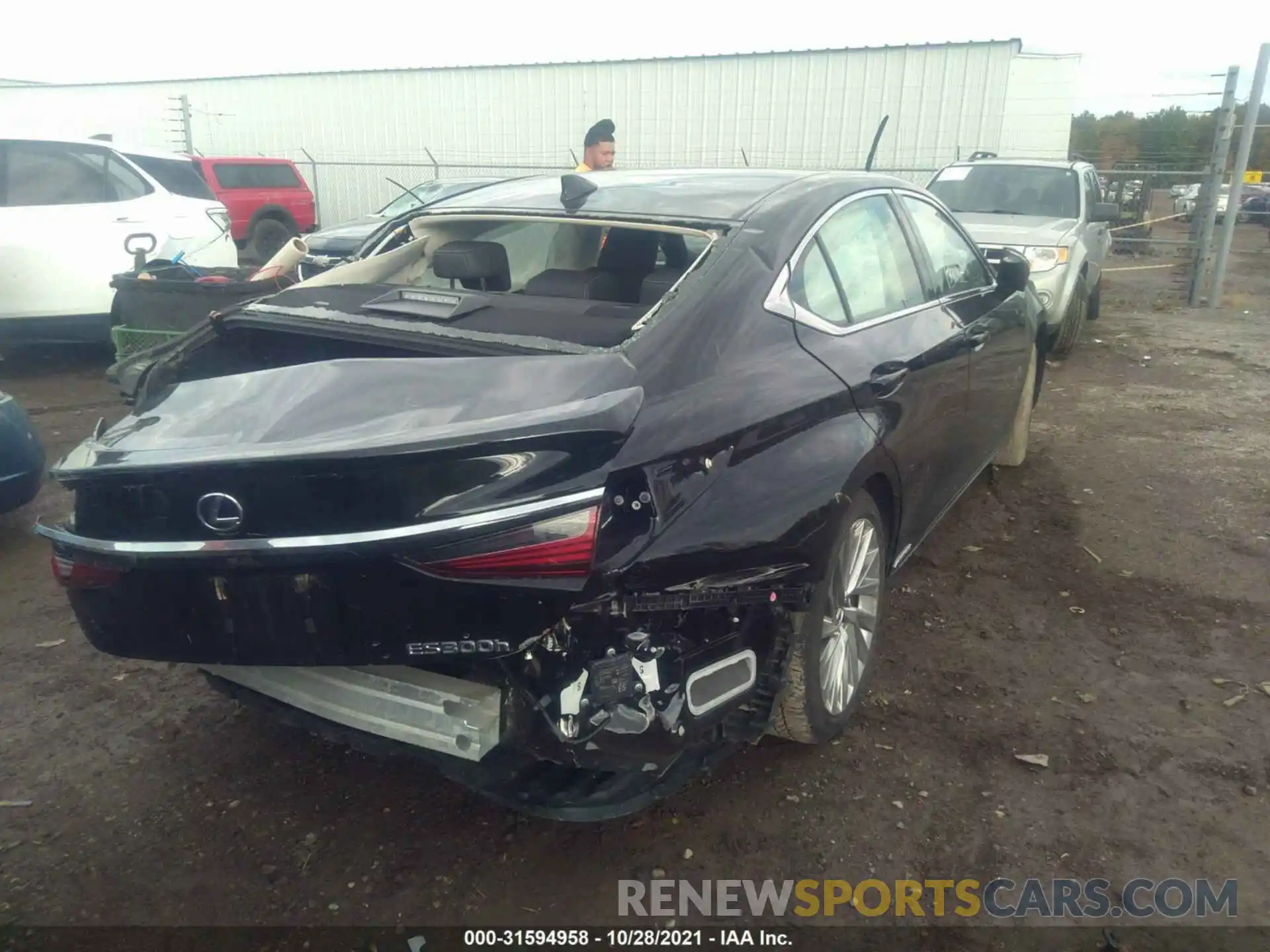 4 Photograph of a damaged car JTHB21B18K2032618 LEXUS ES 2019