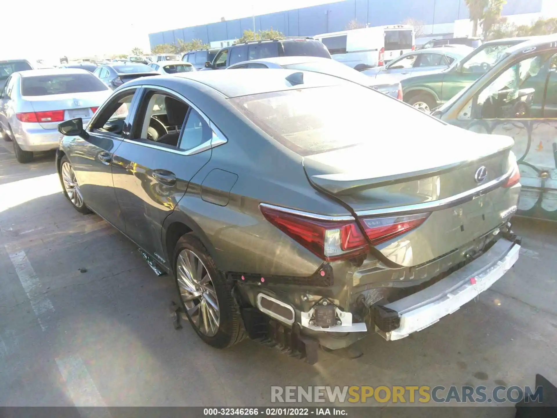 3 Photograph of a damaged car JTHB21B19K2022714 LEXUS ES 2019