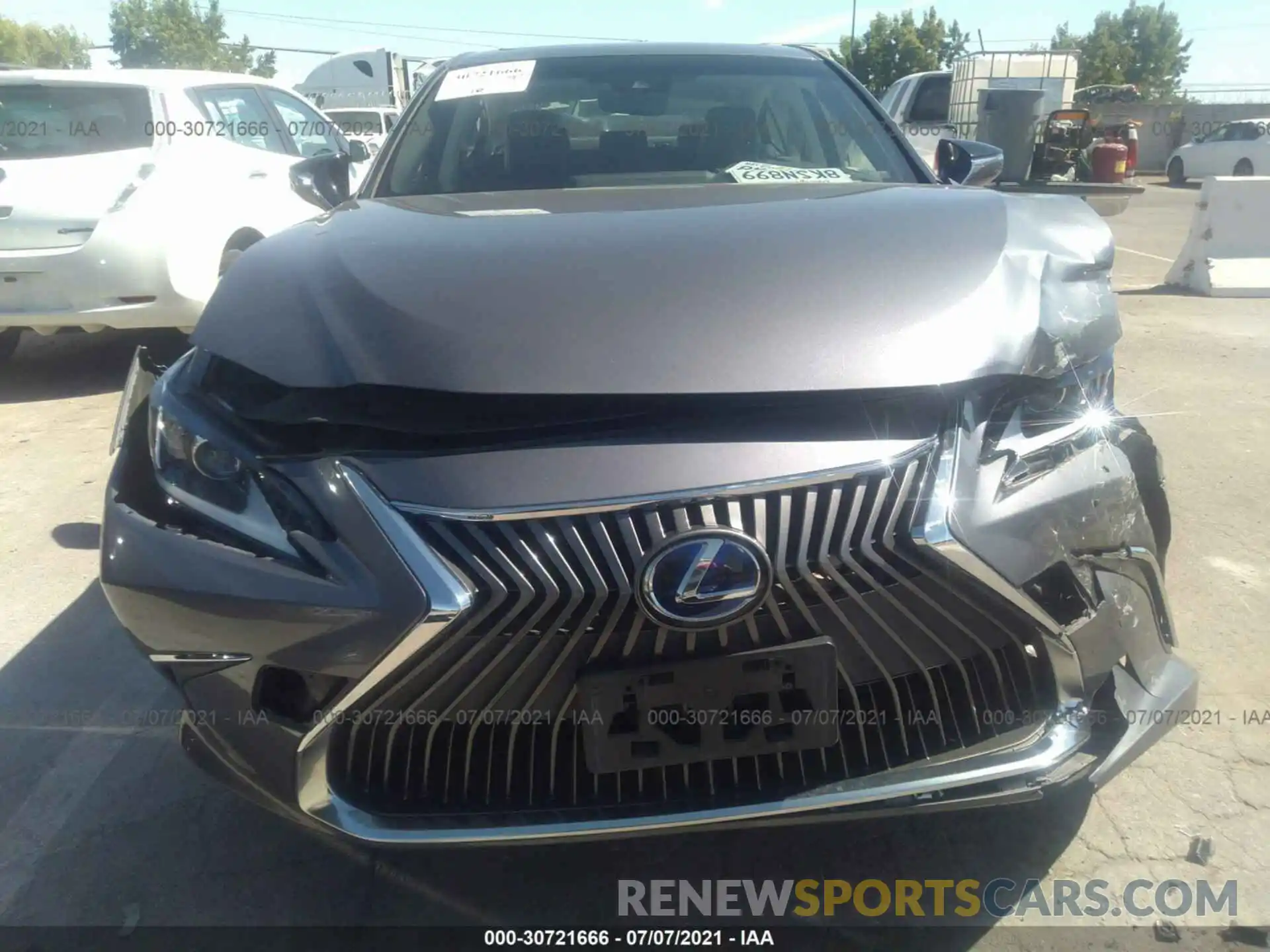 6 Photograph of a damaged car JTHB21B19K2035446 LEXUS ES 2019