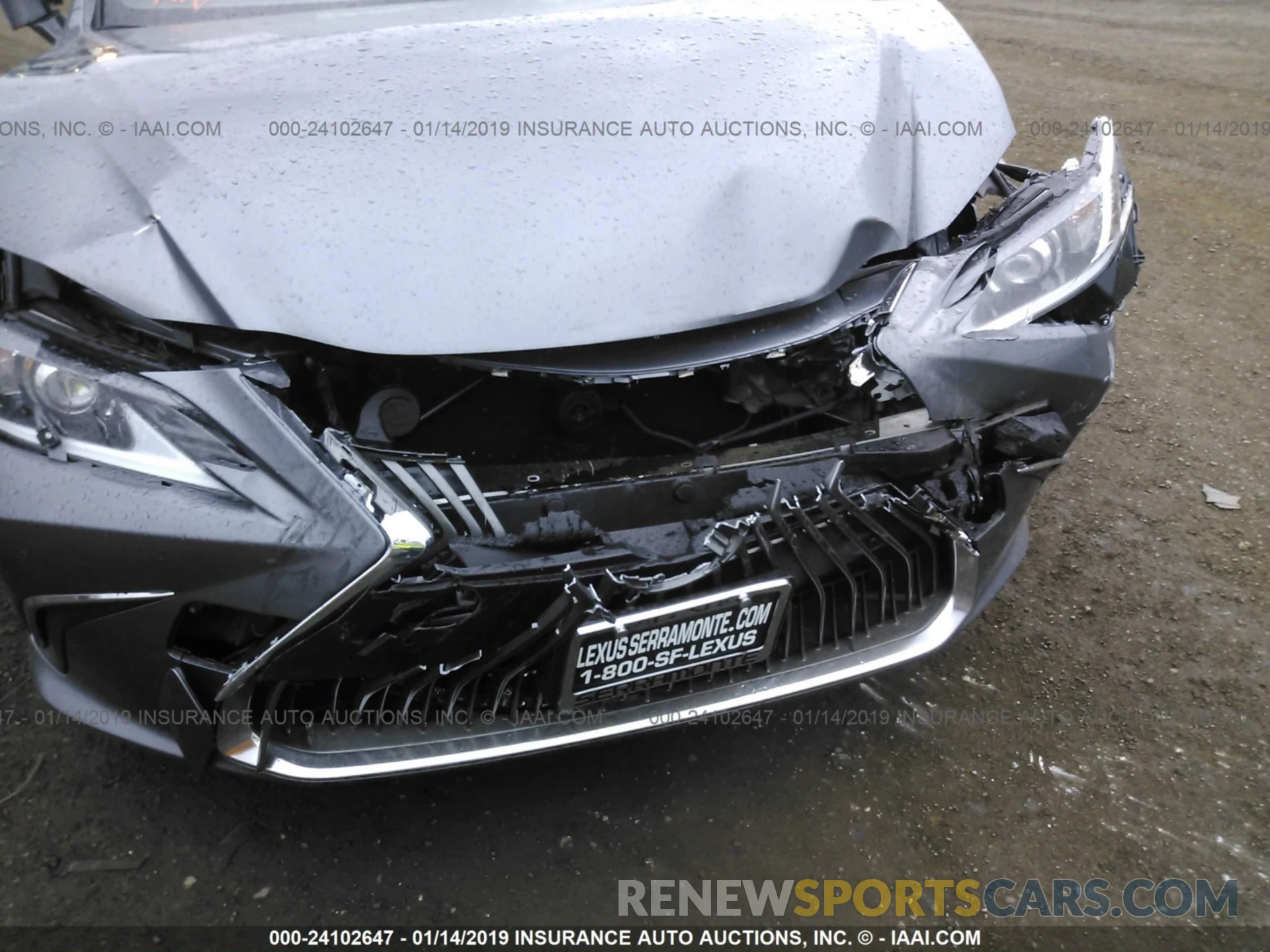 6 Photograph of a damaged car JTHB21B1XK2001810 LEXUS ES 2019