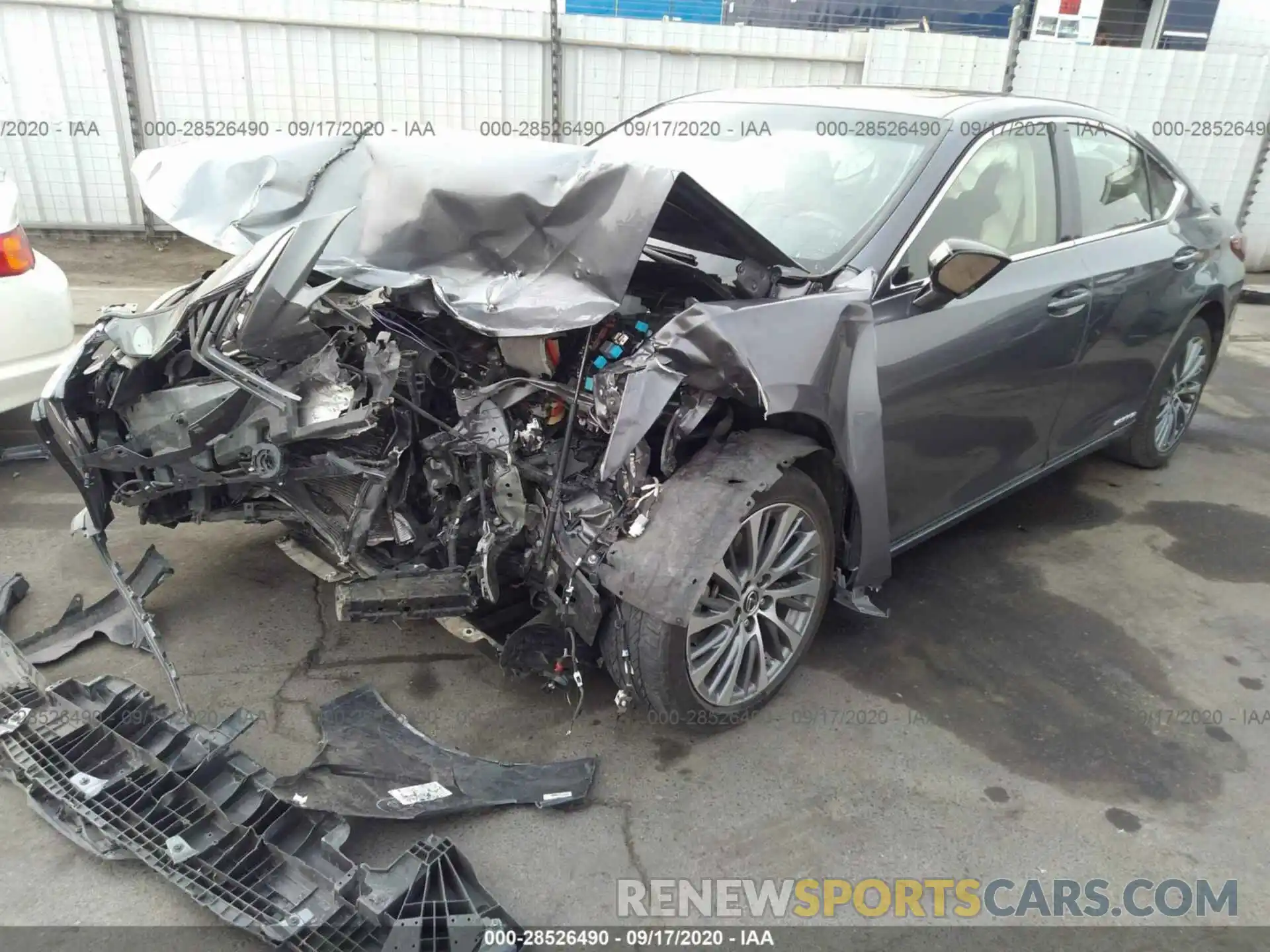 2 Photograph of a damaged car JTHB21B1XK2023385 LEXUS ES 2019