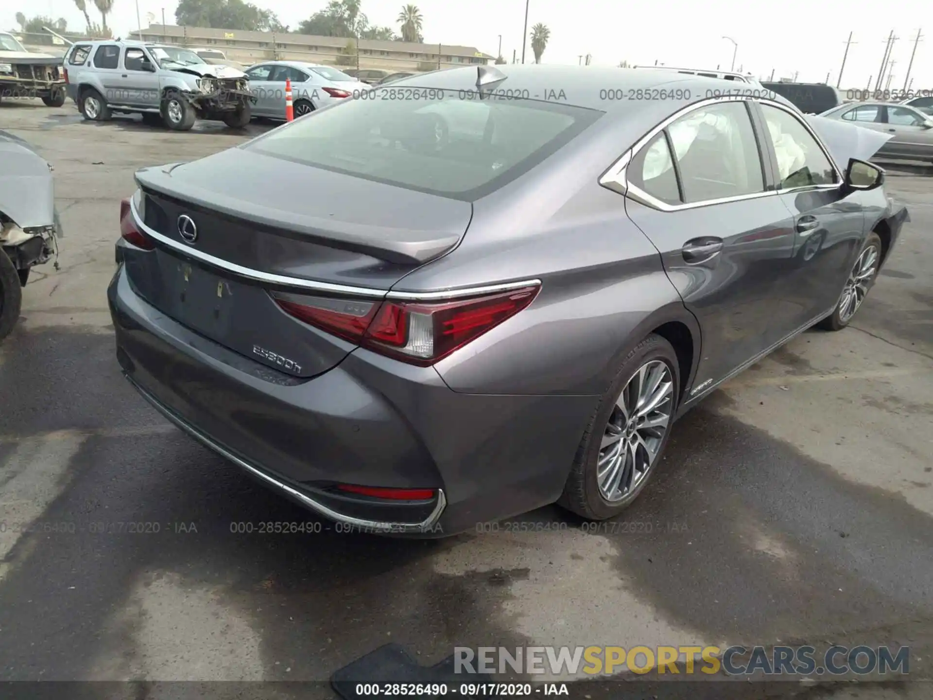 4 Photograph of a damaged car JTHB21B1XK2023385 LEXUS ES 2019