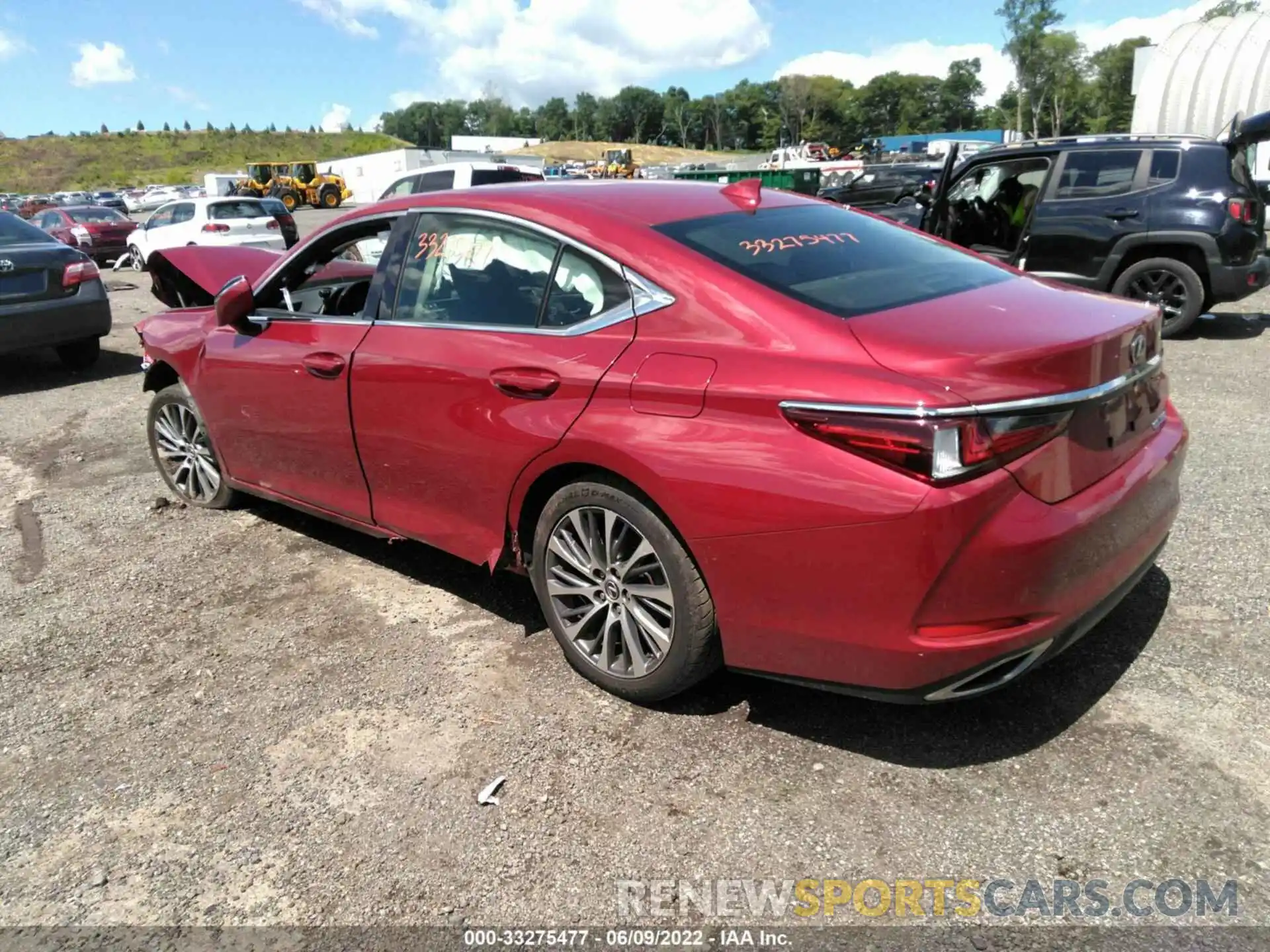 3 Photograph of a damaged car JTHBZ1B10K2001925 LEXUS ES 2019