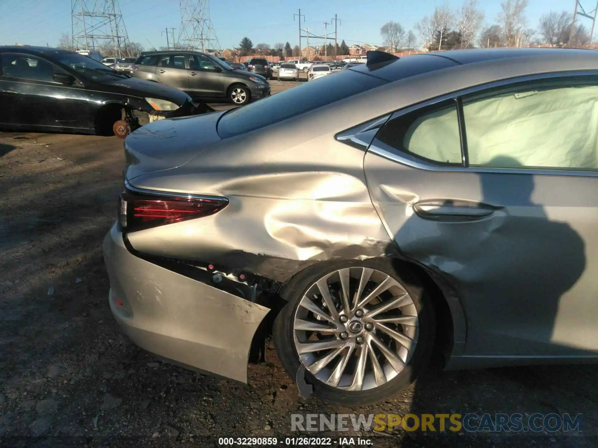 6 Photograph of a damaged car JTHBZ1B10K2002332 LEXUS ES 2019