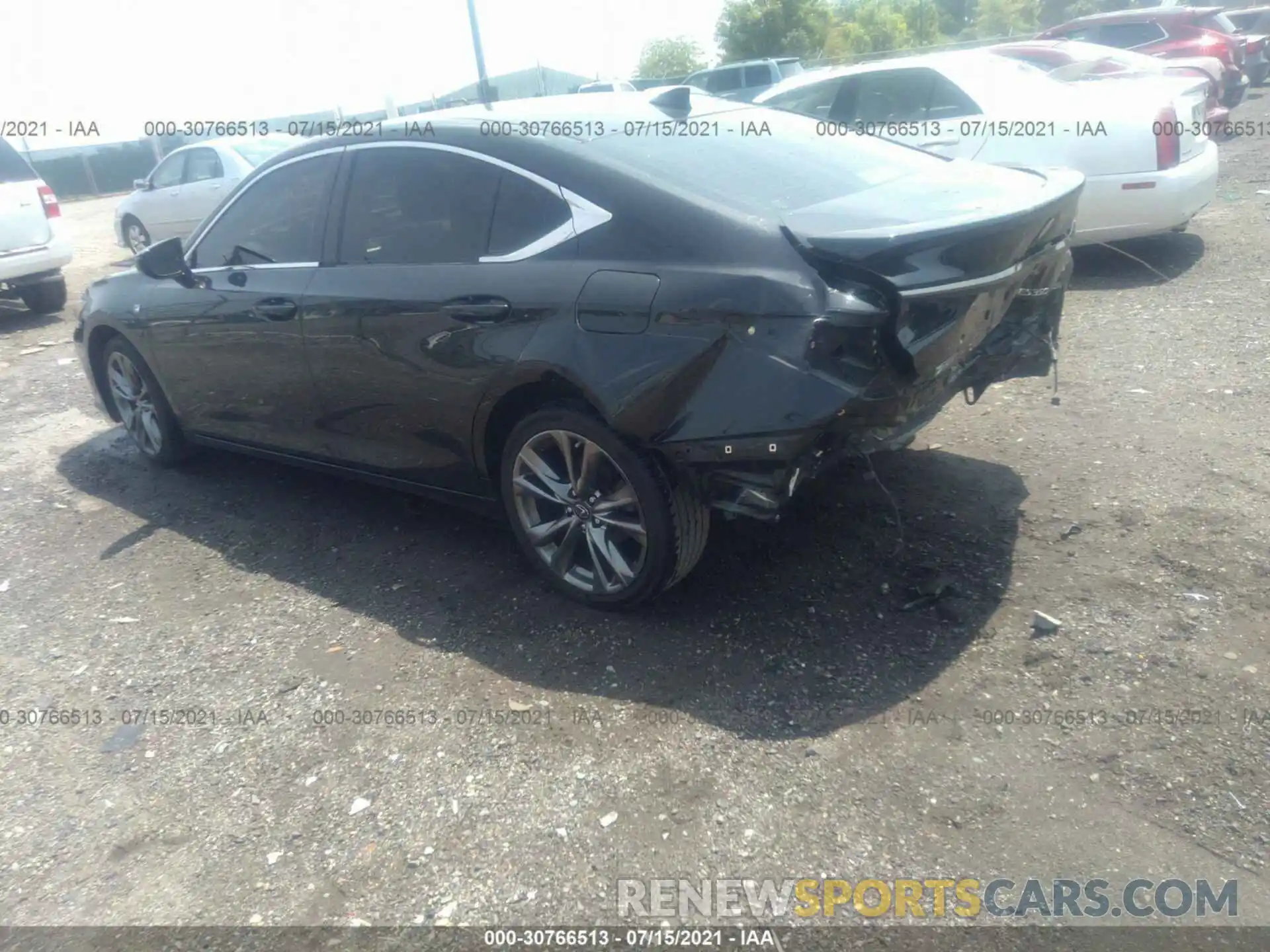 3 Photograph of a damaged car JTHBZ1B11K2002968 LEXUS ES 2019