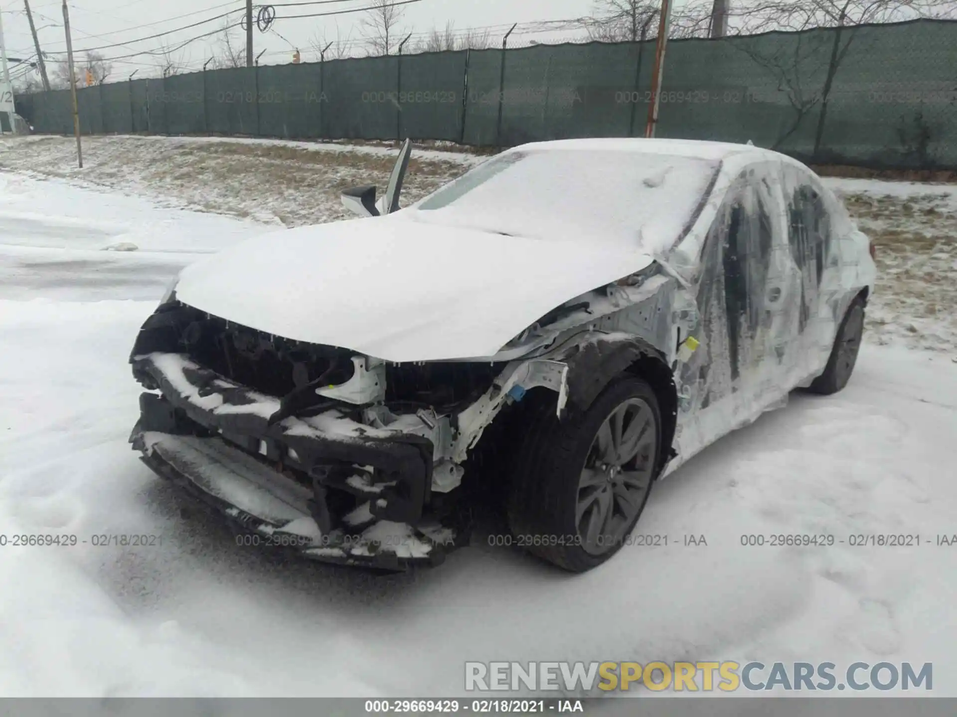 2 Photograph of a damaged car JTHBZ1B11K2003134 LEXUS ES 2019