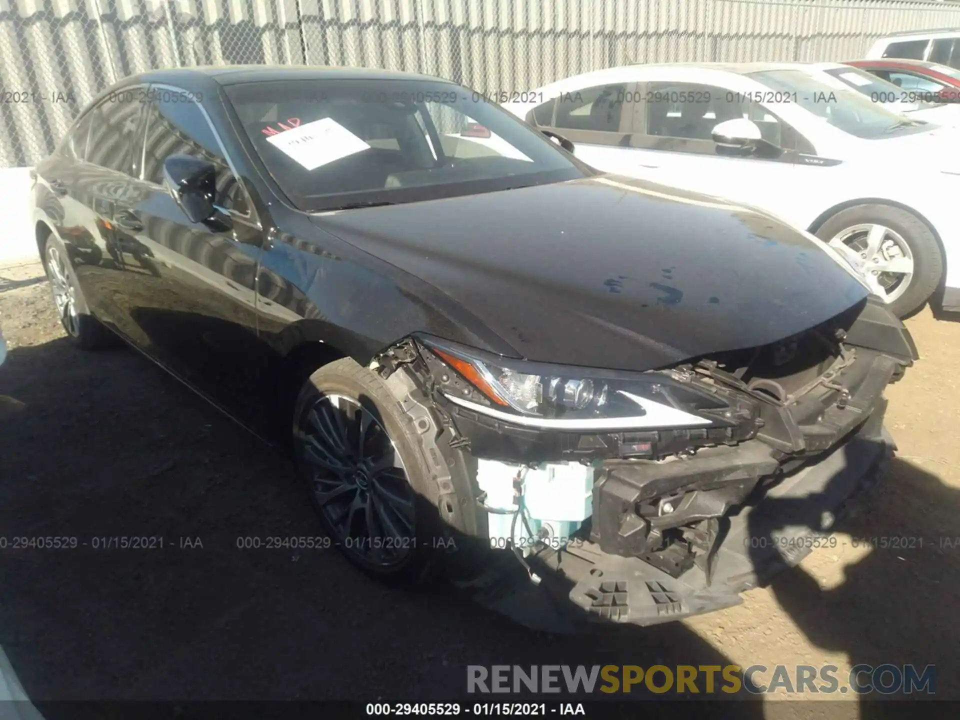 1 Photograph of a damaged car JTHBZ1B12K2005040 LEXUS ES 2019