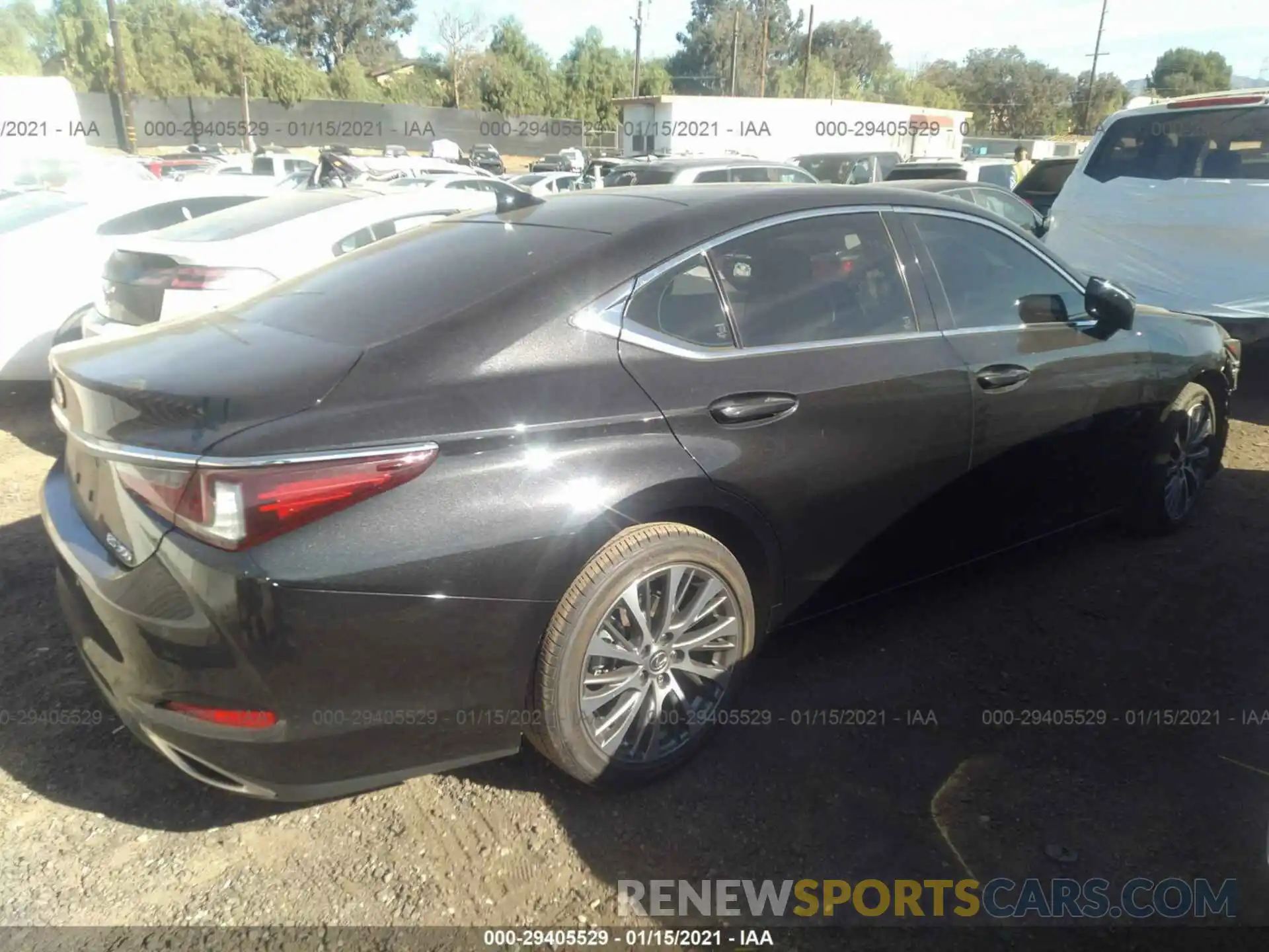 4 Photograph of a damaged car JTHBZ1B12K2005040 LEXUS ES 2019