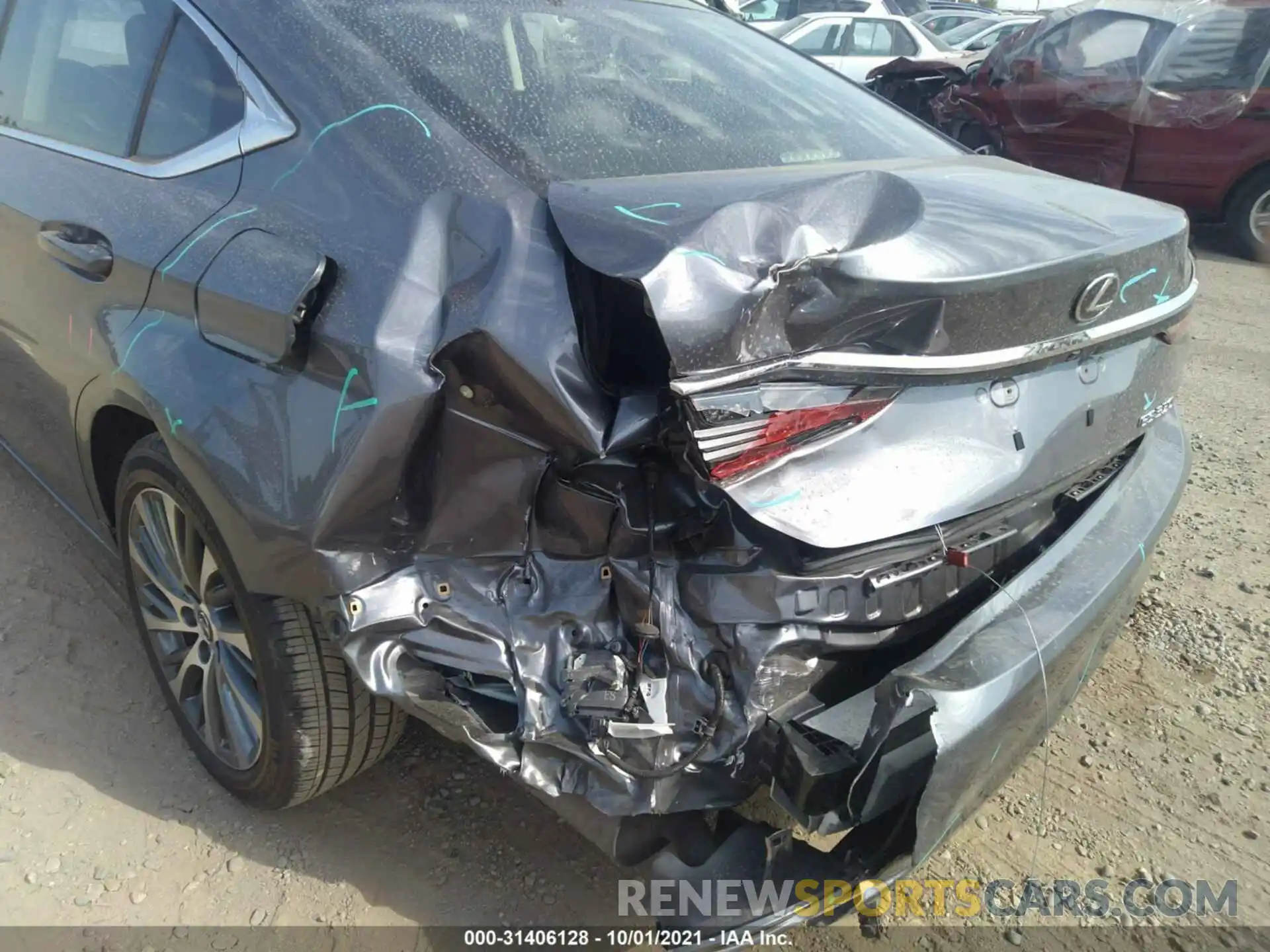 6 Photograph of a damaged car JTHBZ1B13K2000669 LEXUS ES 2019