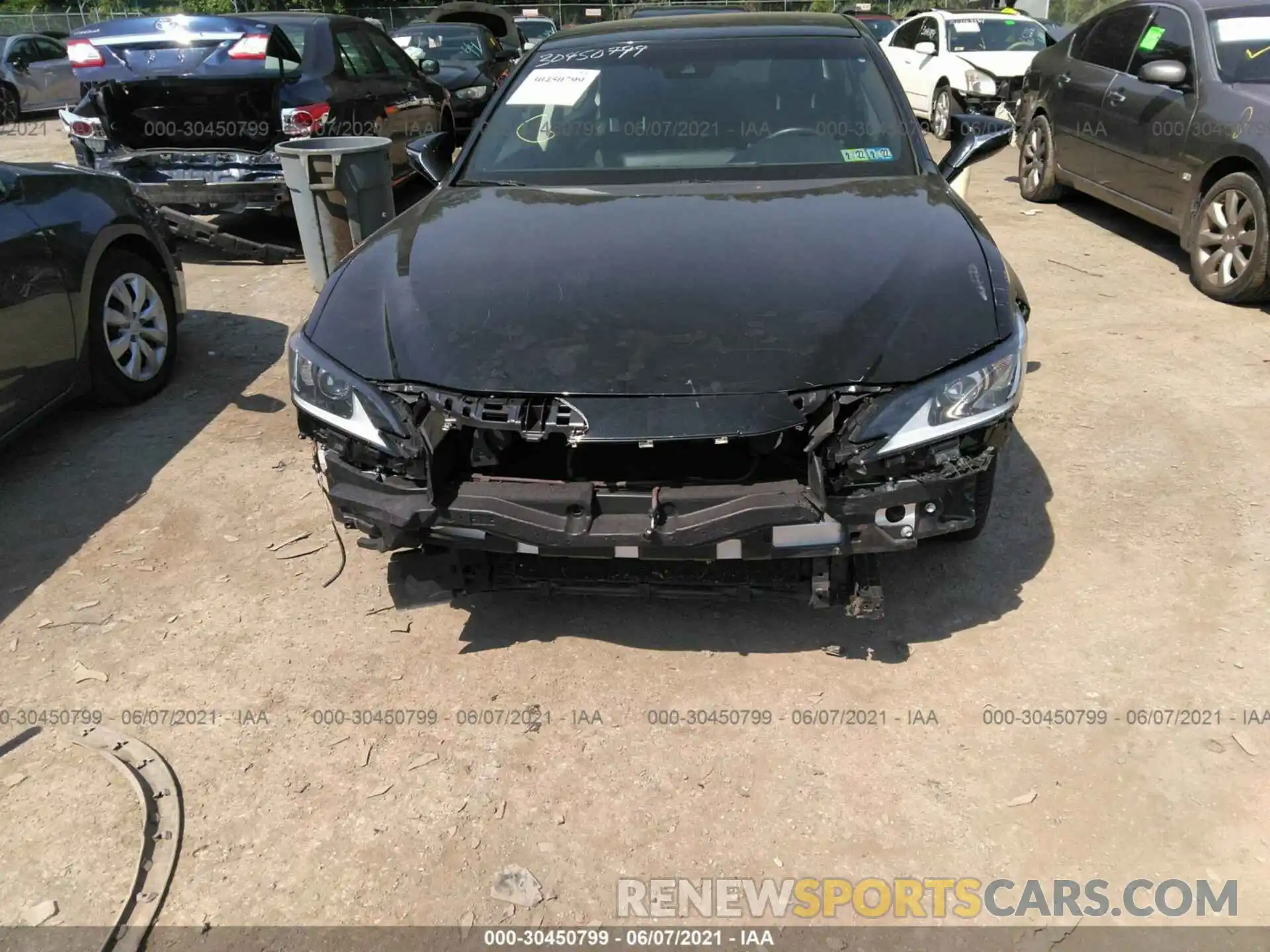 6 Photograph of a damaged car JTHBZ1B13K2002499 LEXUS ES 2019