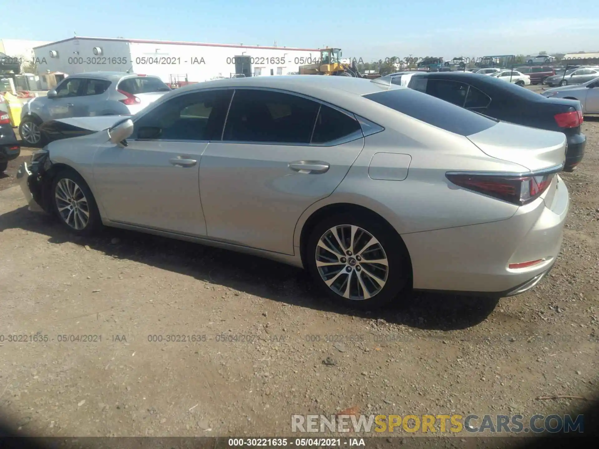 3 Photograph of a damaged car JTHBZ1B13K2004575 LEXUS ES 2019