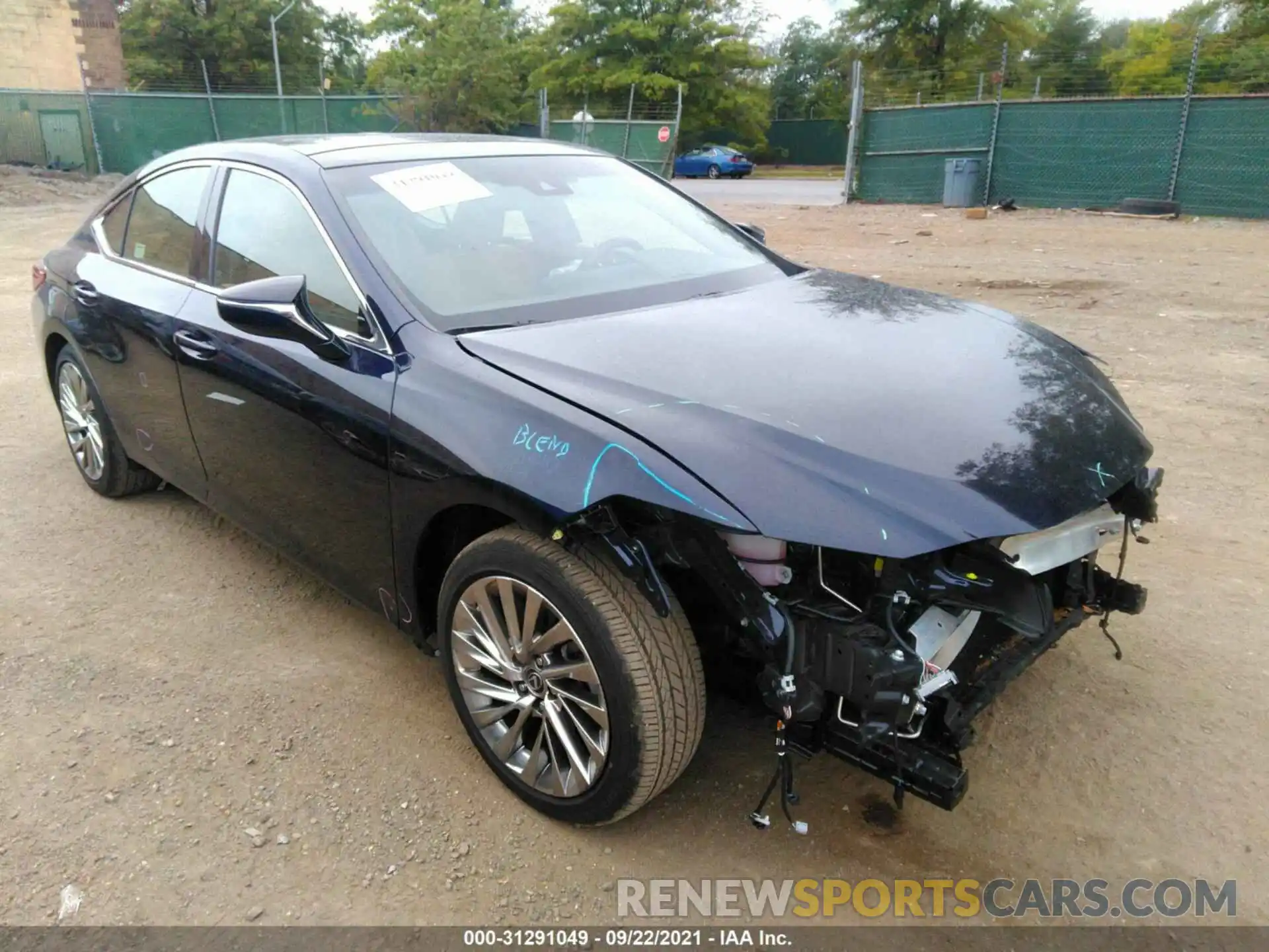 1 Photograph of a damaged car JTHBZ1B15K2002603 LEXUS ES 2019