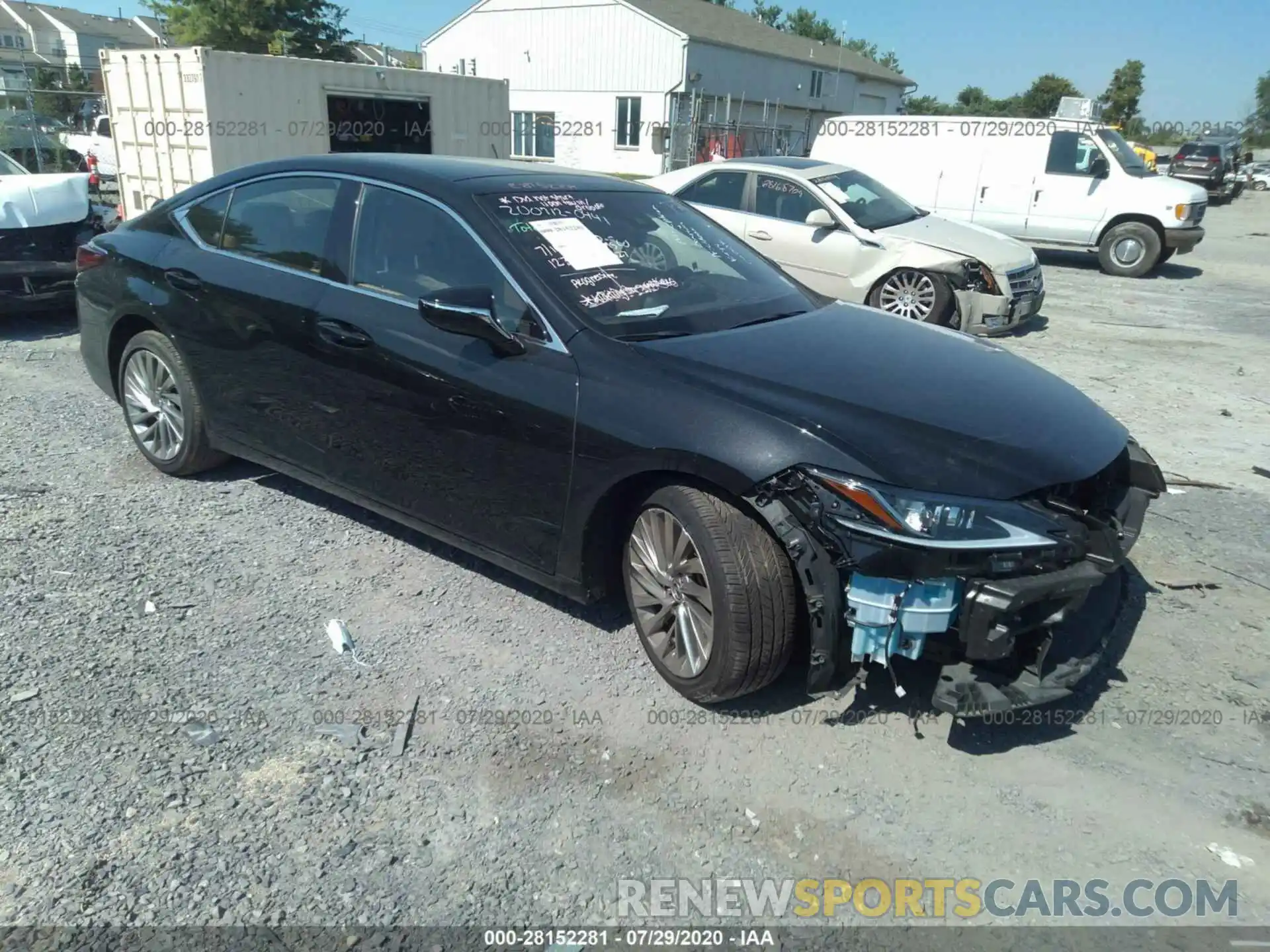 1 Photograph of a damaged car JTHBZ1B16K2005168 LEXUS ES 2019