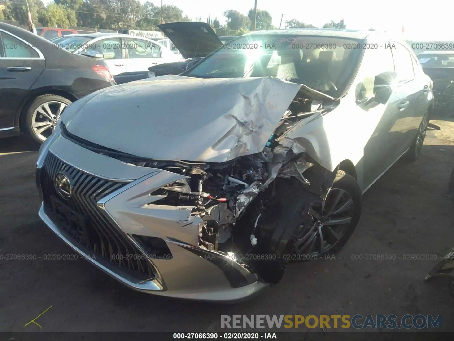 6 Photograph of a damaged car JTHBZ1B18K2004829 LEXUS ES 2019